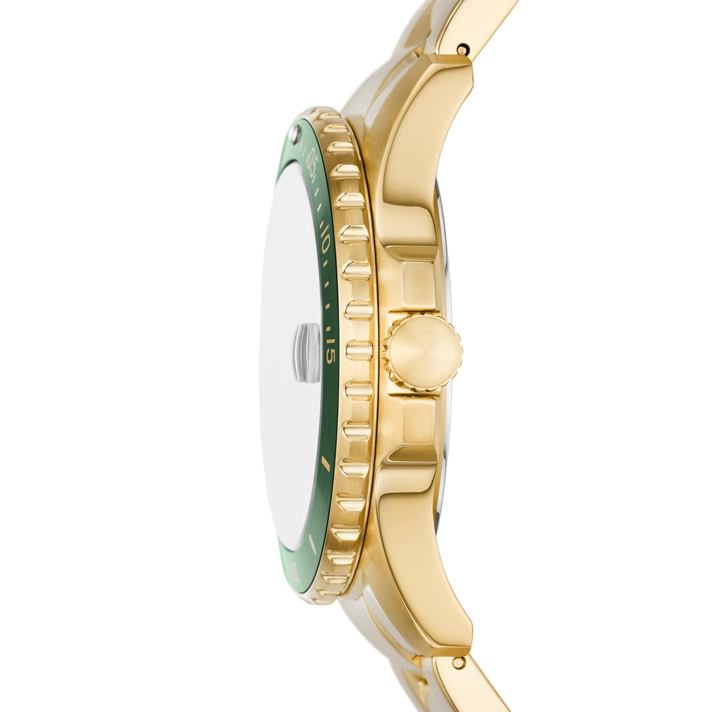Fossil Analog Green Dial Men's Stainless Steel Watch-FS6030