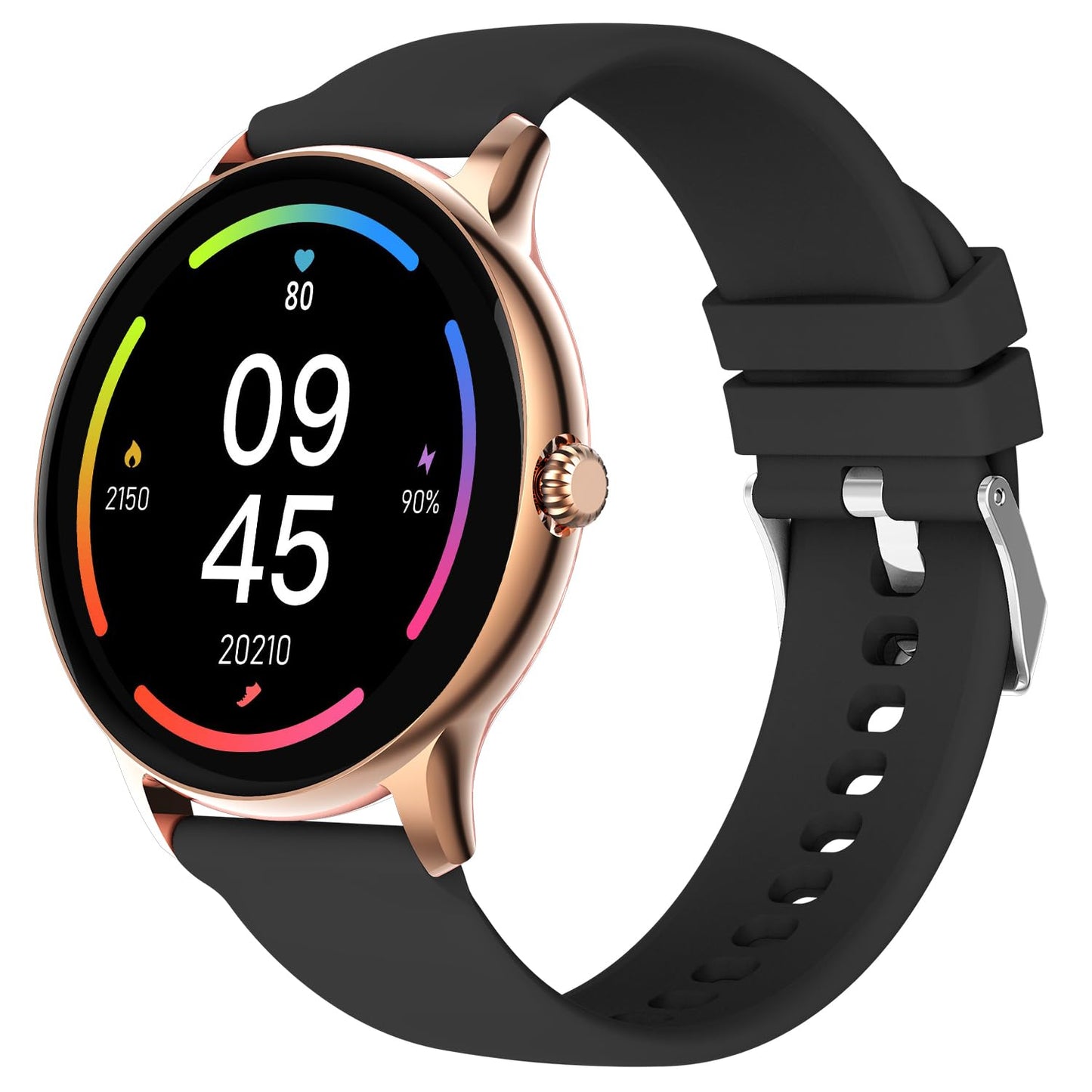 Fire-Boltt Phoenix Smart Watch with Bluetooth Calling 1.3,120+ Sports Modes, 240 * 240 PX High Res with SpO2, Heart Rate Monitoring & IP67 Rating (Black) - Springkart 