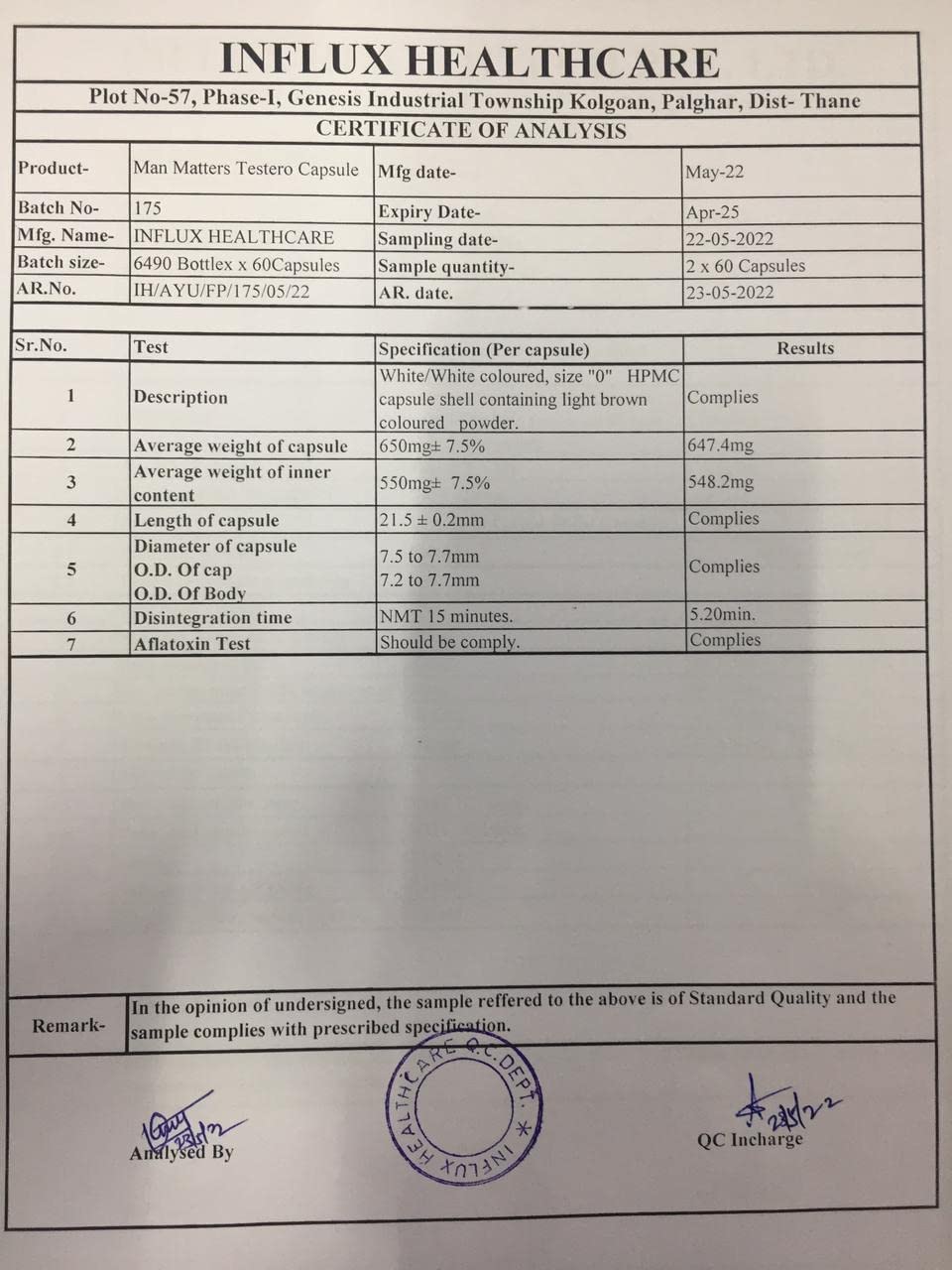 Man Matters Shilajit Ashwagandha, Gokshura, Safed Musli Capsules For Men | 60 Capsules | 20 Ayush-Approved Ayurvedic Herbs | Helps Maintain Overall Health