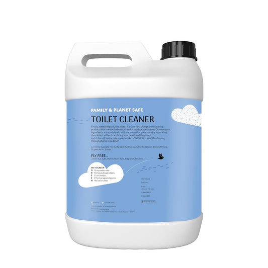 Chirp – Toilet Bowl Cleaner Liquid, Natural, Organic, Septic Safe, Fumes-free, For Home and Office (5 Lits)