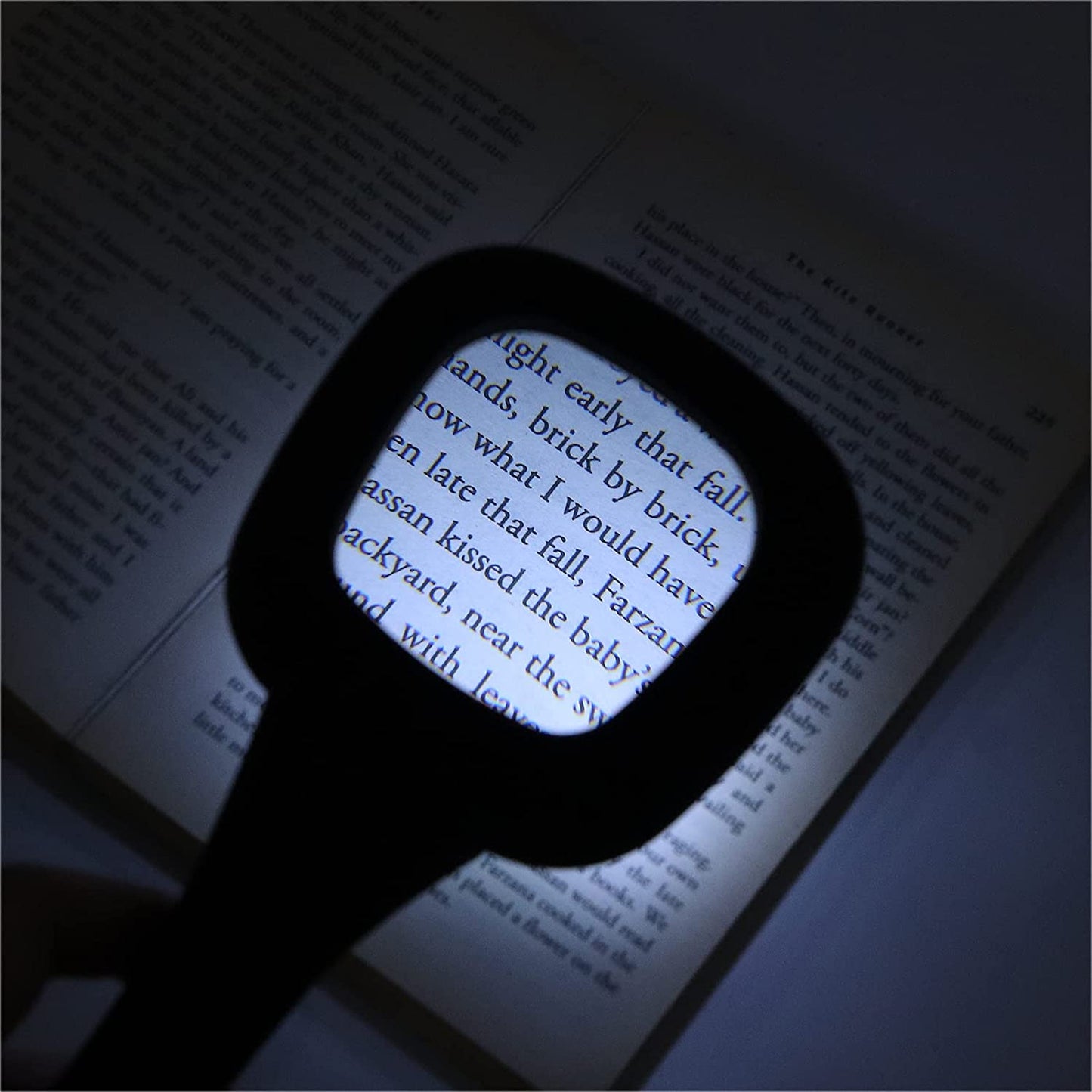 Handheld Magnifying Glass 6 LED Illuminated Lighted Magnifier for Seniors Reading, Soldering, Inspection, Coins, Jewelry, Exploring - Springkart 