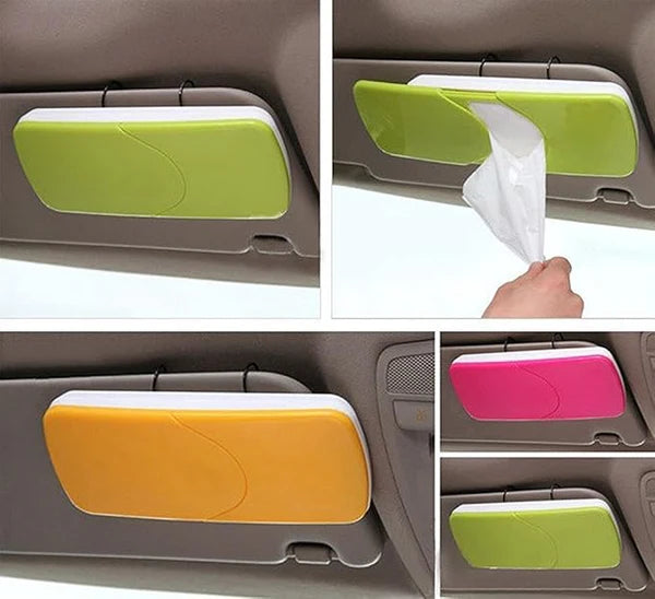 Car Tissue Paper Holder-Auto Accessories Car Sun Visor Tissue Box.