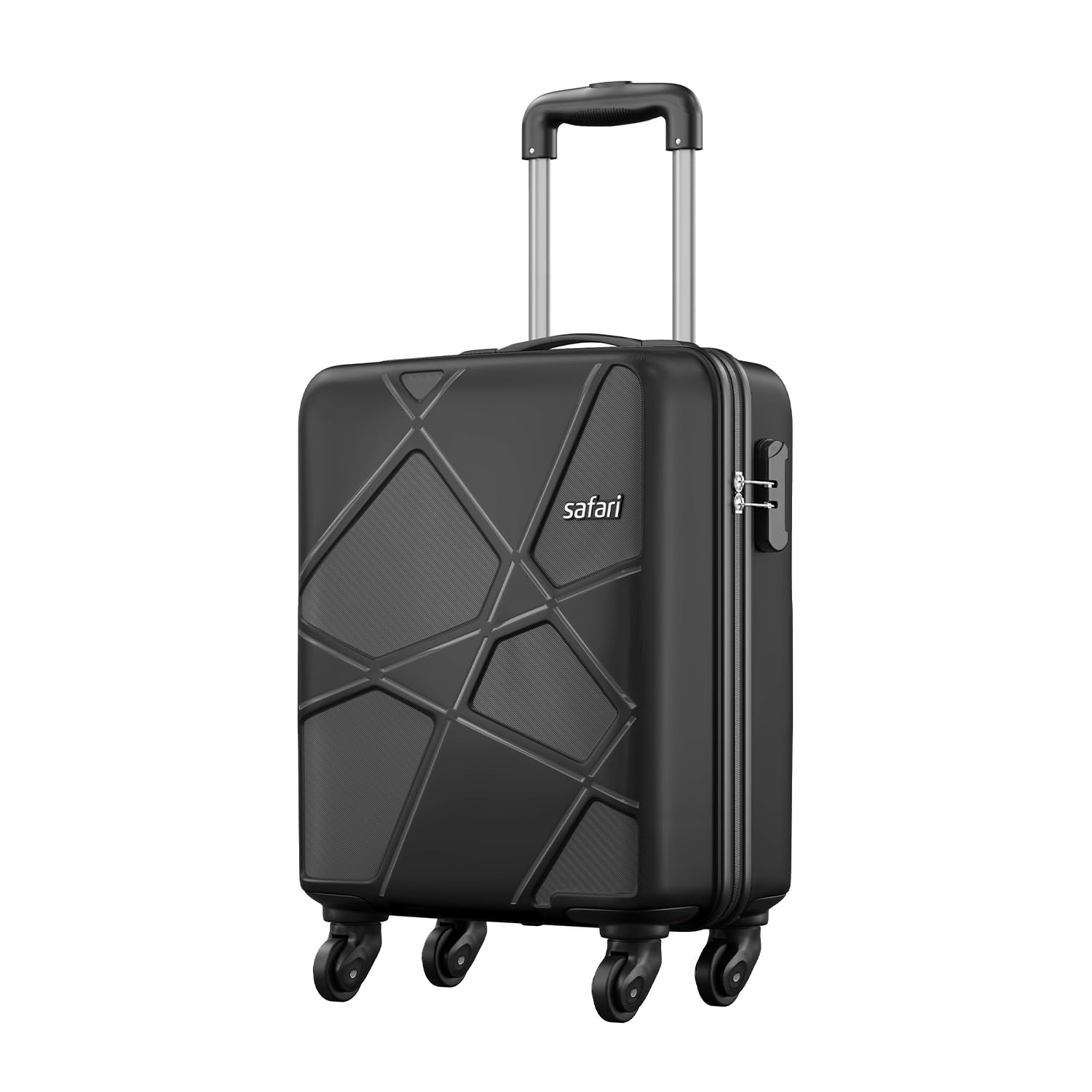 Safari Pentagon Set of 2, Cabin & Checkin Trolley Bags Hard Case Polypropylene 4 Wheels 360 Degree Wheeling System Luggage, Travel Bags, Suitcase for Travel, Trolley Bags for Travel, Dusk Green