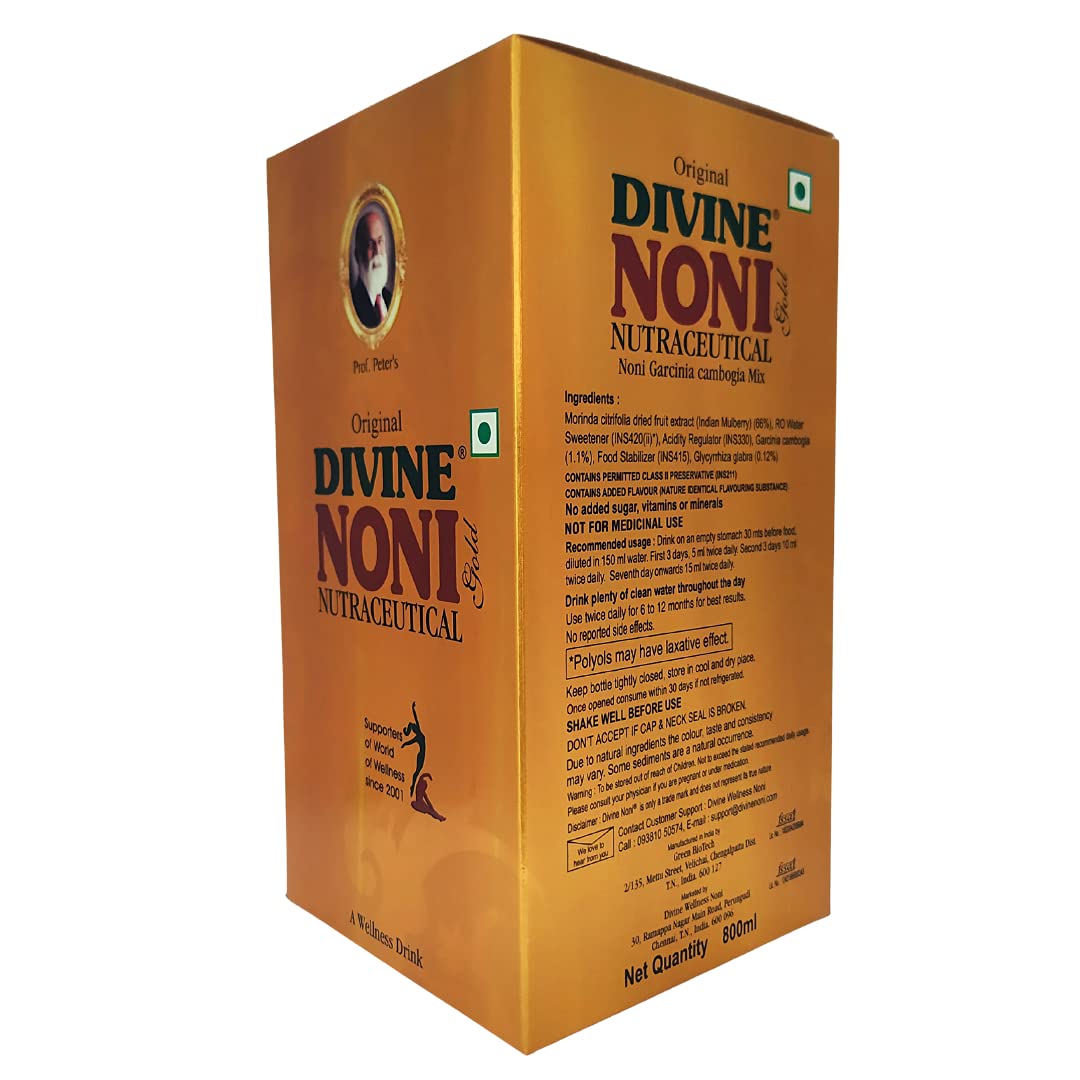 Divine Noni Prof. Peter's Divine Noni Gold, 800ml, Great Immune Booster, Noni Juice