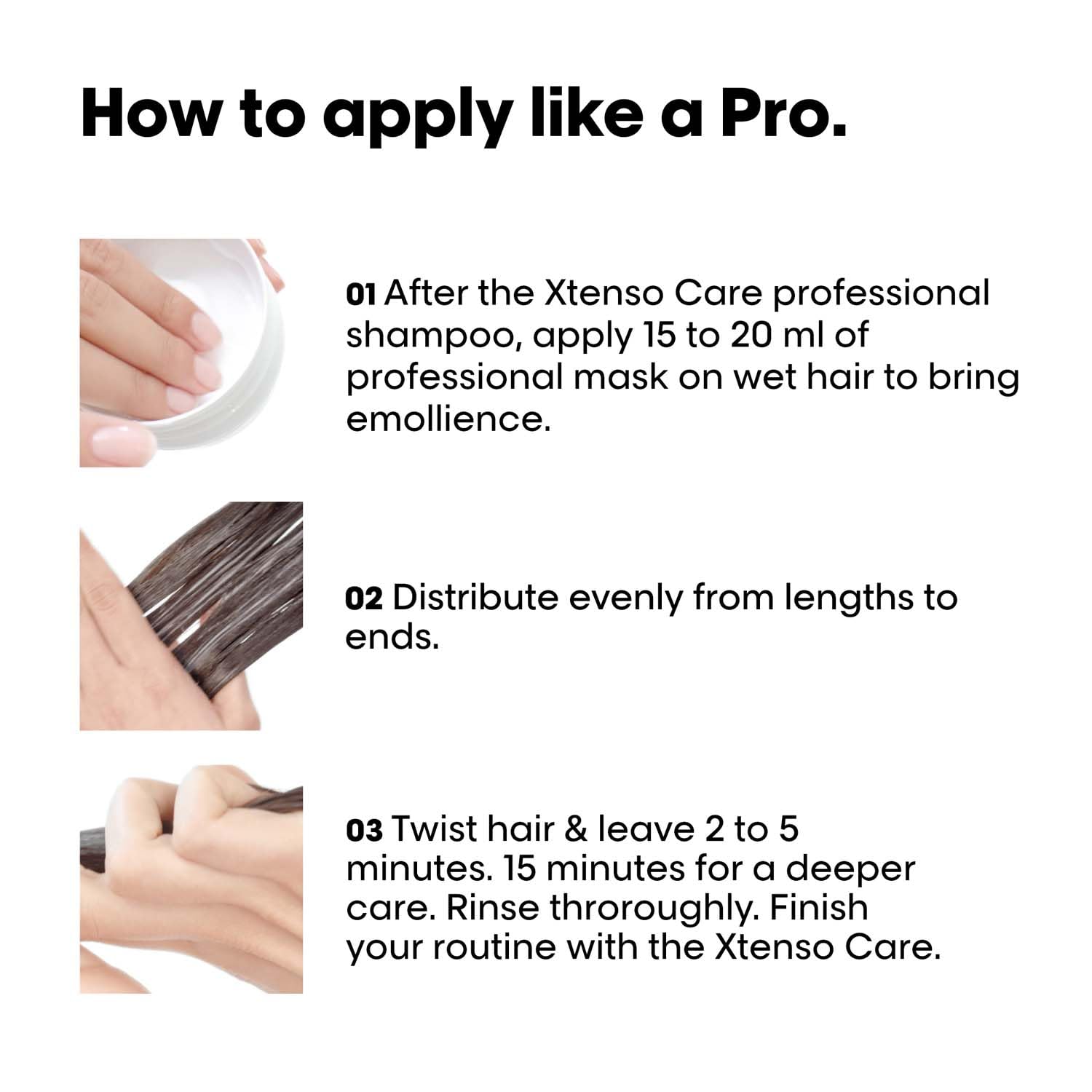 L'OREAL PROFESSIONNEL PARIS Xtenso Care Shampoo For Straightened Hair, 250 Ml |Xtenso Care Mask, 196 Gm | Shampoo & Mask For Starightened Hair, Pack Of 1 - Springkart 