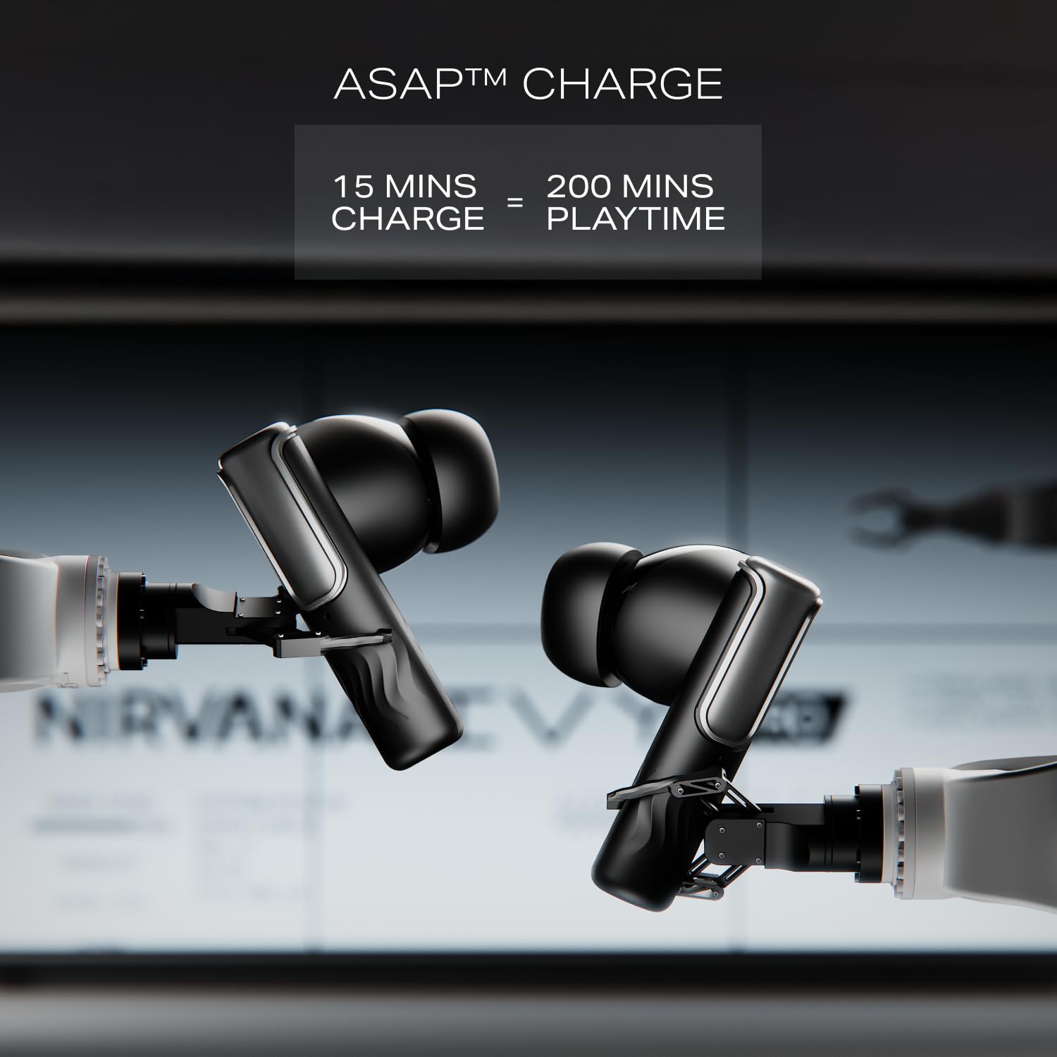 boAt Nirvana Ivy Pro (2025 Launch), Dolby Atmos w/Head Tracking, 52dB Hybrid Adaptive ANC,Hi-Res LDAC, Titanium Dual Drivers, Bluetooth Earbuds, TWS Ear Buds Wireless Earphones w/mic (Crystal Black)