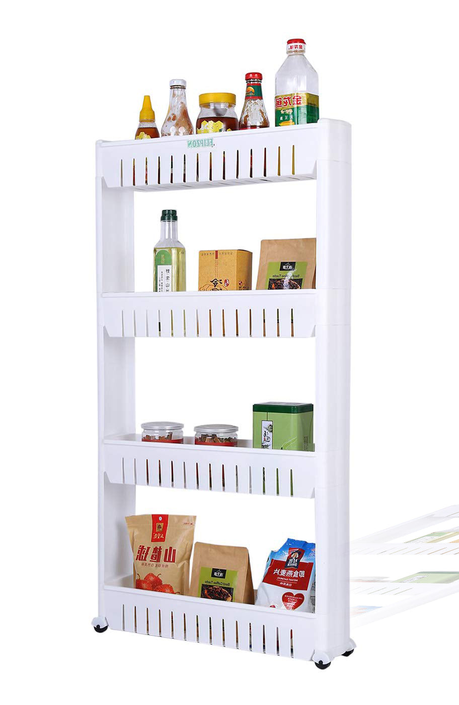 Multipurpose 4 Layer Space Saving Storage Organizer Rack Shelf - Springkart 
