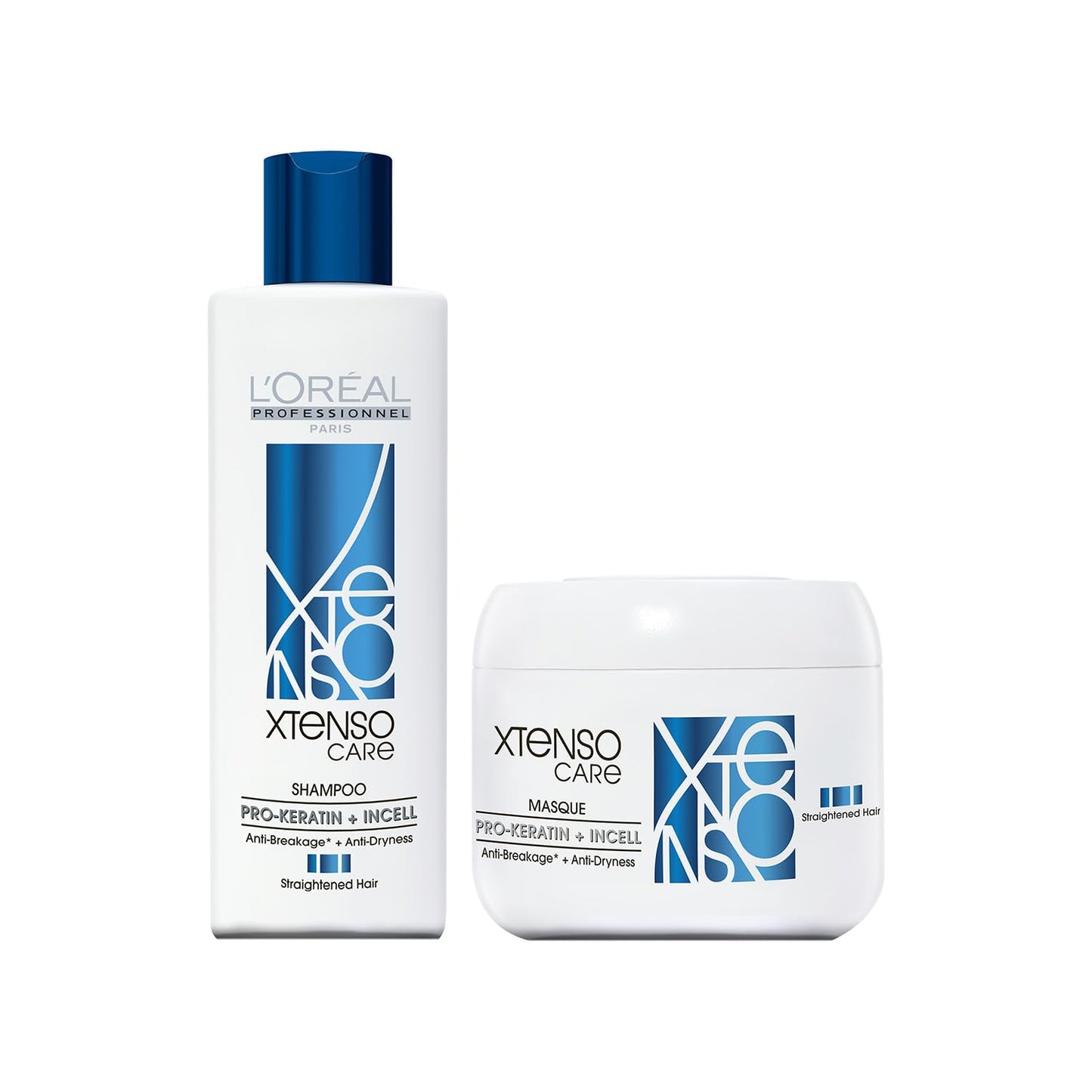 L'OREAL PROFESSIONNEL PARIS Xtenso Care Shampoo For Straightened Hair, 250 Ml |Xtenso Care Mask, 196 Gm | Shampoo & Mask For Starightened Hair, Pack Of 1 - Springkart 