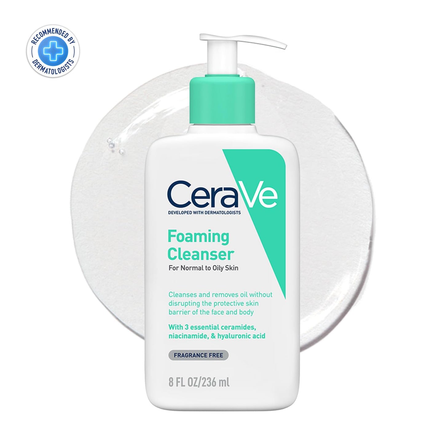 CeraVe Foaming Cleanser For Normal To Oily Skin