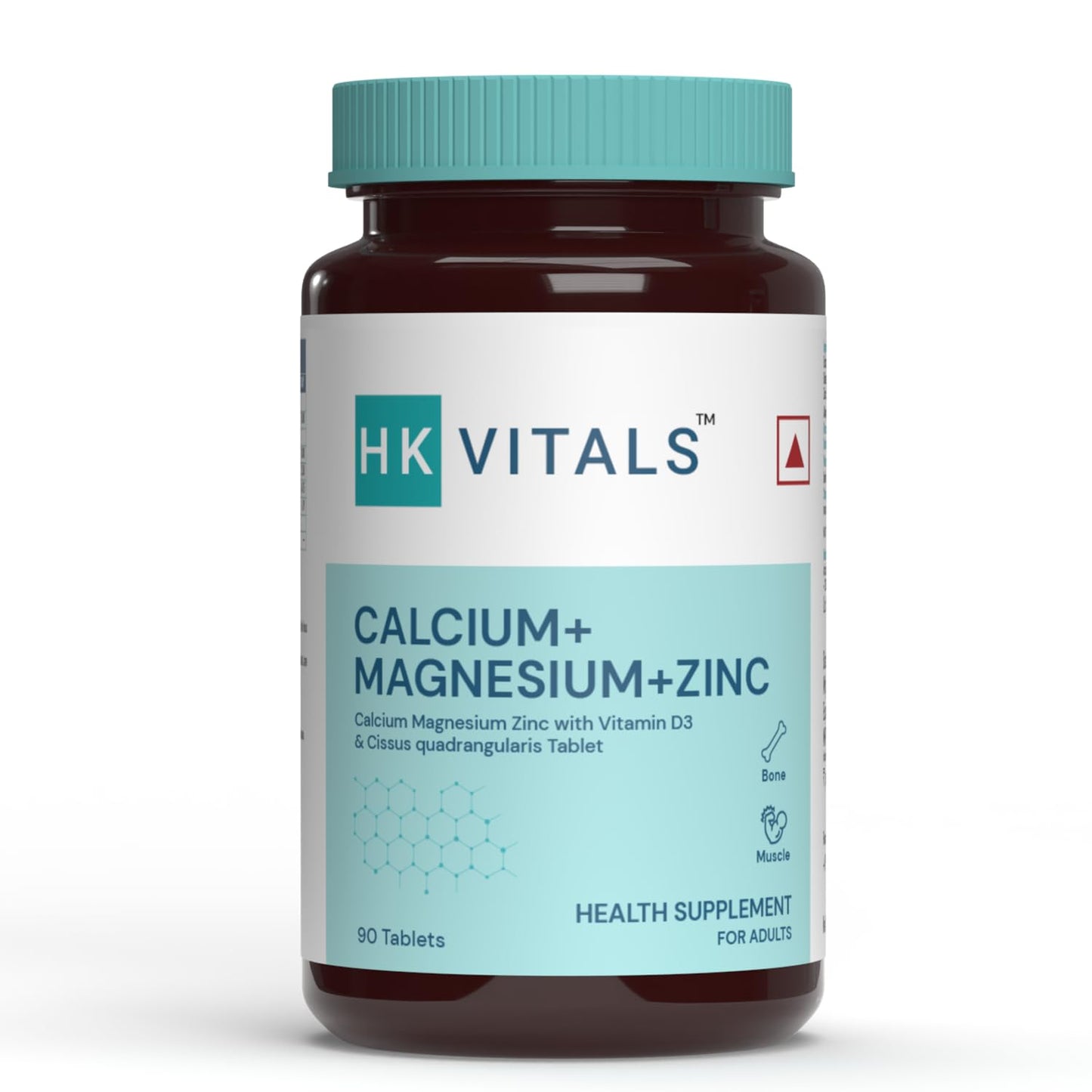 HealthKart hk vitals Calcium Magnesium & Zinc |With Vitamin D3, Calcium Supplement for Women and Men|for Bone Health & Joint Support, 1 count, 60 capsules - Springkart 