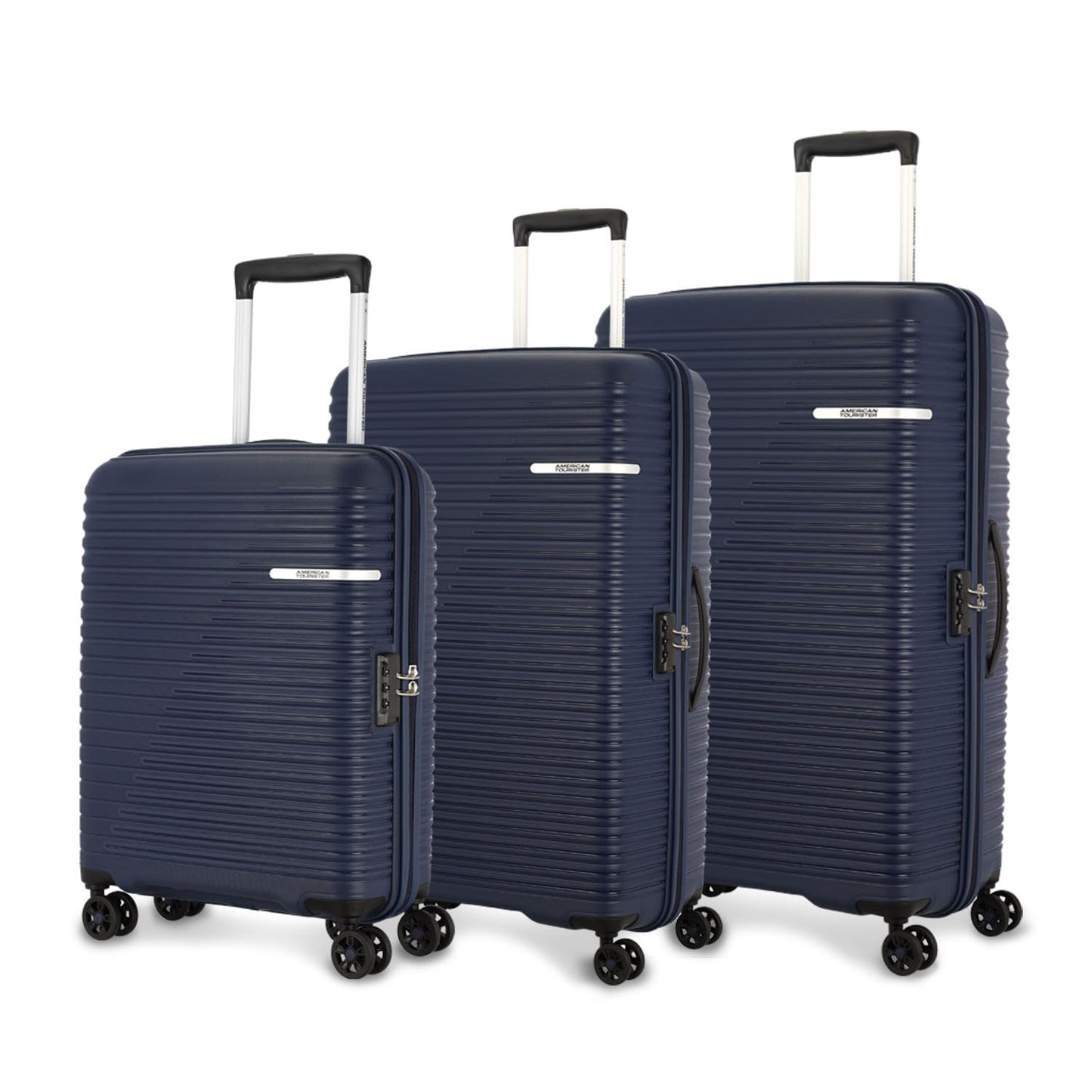 American Tourister Liftoff+|Medium Size Check-in Spinner Trolley Bag (67 cm) for Travel|360° 8 Wheel Travel Luggage|Hard Case Polypropylene (PP) Suitcase|Mounted TSA Lock|Seafoam Blue