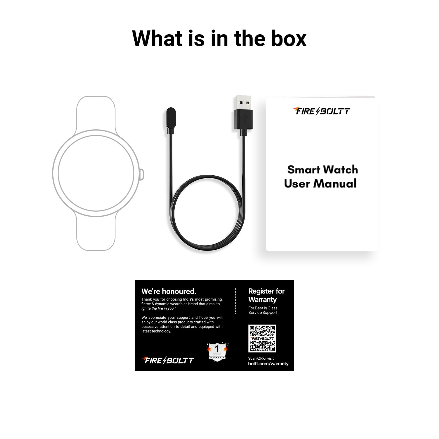 Fire-Boltt Phoenix Smart Watch with Bluetooth Calling 1.3,120+ Sports Modes, 240 * 240 PX High Res with SpO2, Heart Rate Monitoring & IP67 Rating (Black) - Springkart 