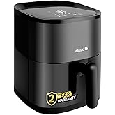 Cookwell Air Fryer - 5L With See Through Window - 1400W (Grey & Black) : Amazon.in: Home & Kitchen