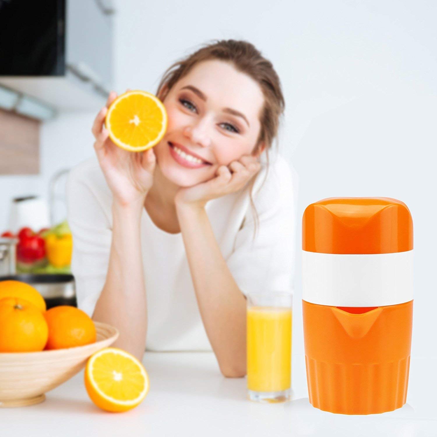 Manual Handheld Citrus Orange Lemon Juicer Fruit Press Squeeze Extractor New - Springkart 
