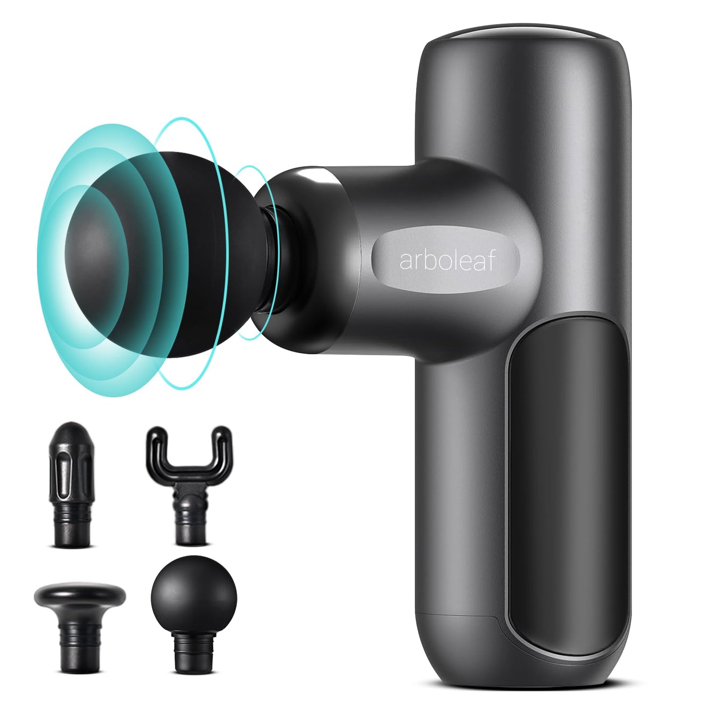 arboleaf Mini Massage Gun with Heat and Cold, Percussion Deep Tissues Muscle Massager, Full-Metal Travel Massage Gun, Portable Handheld Massager for Office Gifts for Him, Home, Athletes