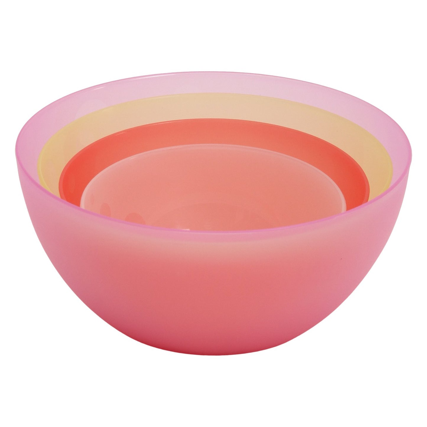 Jaypee Plus Virgin Plastic Mixing Bowl | Lightweight, Strong & Durable Bowls | Ideal for Serving, Storing & Stacking Set of 4 -(2800+2000+1200+800) ml (Multicolor)