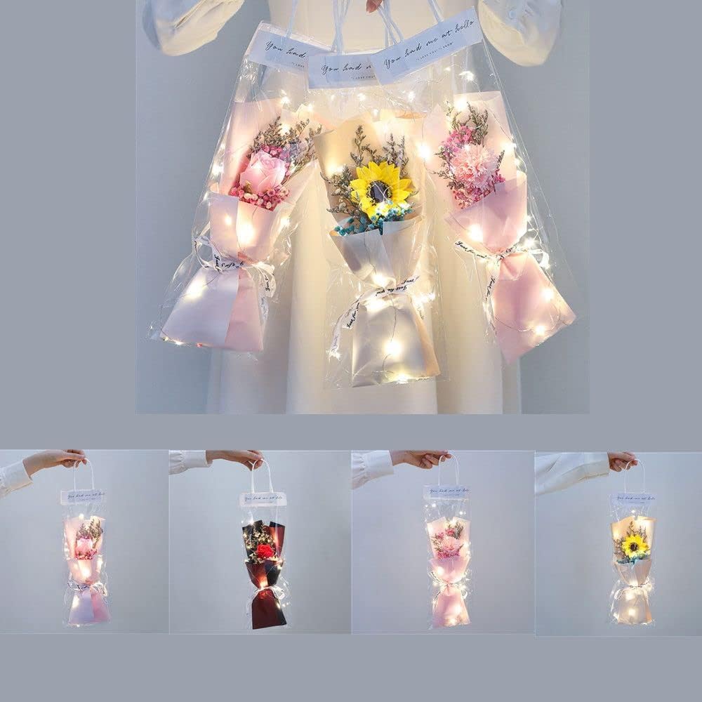 Home Decoration Rose Hand Made Valentine's Day Artificial Flowers Simulation Flower Soap Flowers Mini Bouquet (1 Pc) - Springkart 