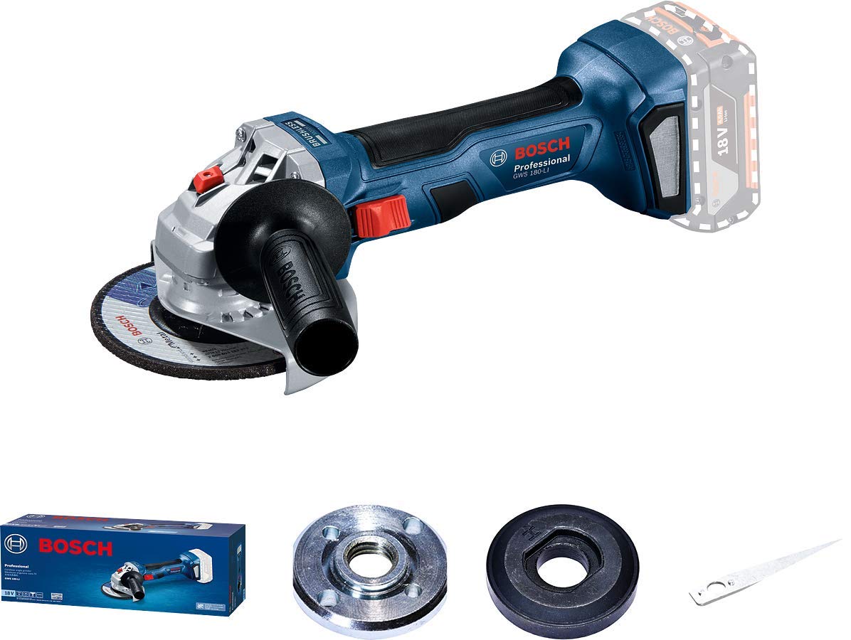 BOSCH Professional GWS 600 Angle Grinder | 670W Power | No-load Speed of 11000 RPM | Versatile Cutting and Grinding Tool | M10 Grinding Spindle Thread | 100 mm Disc | 1 Year Warranty