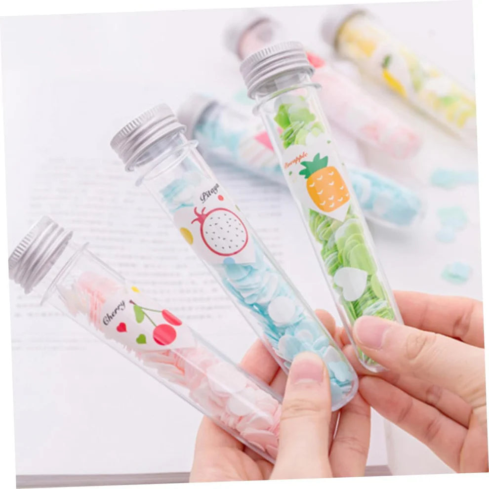 2 Pcs Portable Disposable Paper Soap Round Heart-shaped Mini Slice Sheets for Outdoor Washing Cleaning Hand Travel Camping Hiking (Random Color) - Springkart 