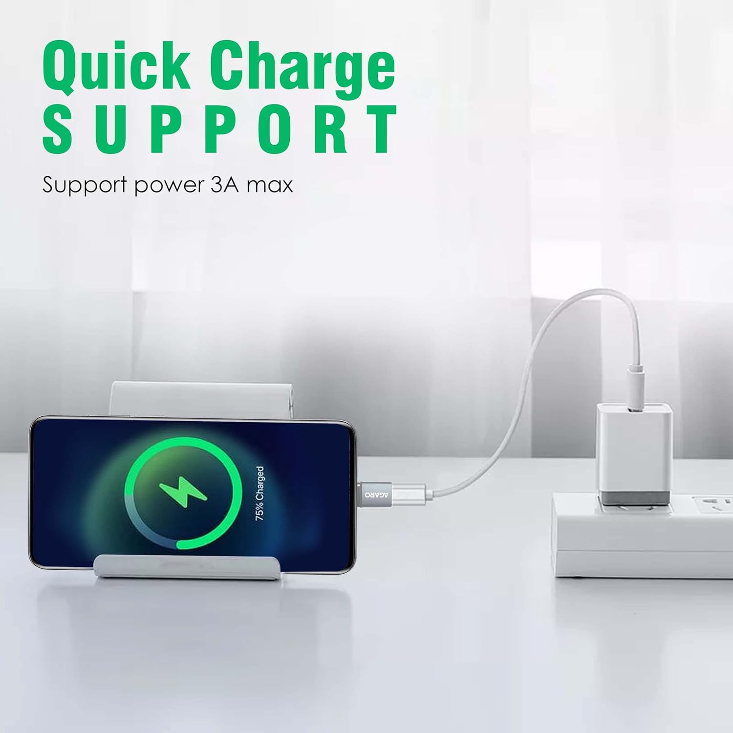 AGARO Blaze USB 3.0 to Type C OTG Adapter, Compatible with Thunderbolt to USB Adapter, Laptops Including MacBook Pro, Air and All Type-C Devices, Portable and High-Speed Data Transfer - Springkart 