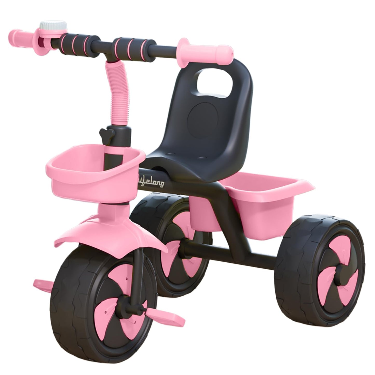 Lifelong Trike Cycle for Kids Cycle 2-5 Years - Tricycles for Boy & Girl - Baby Cycle - Bicycle for Kids - Bike with 3 EVA Wheels, Bell & Basket -Durable Tricycle with Parental Control - Springkart 