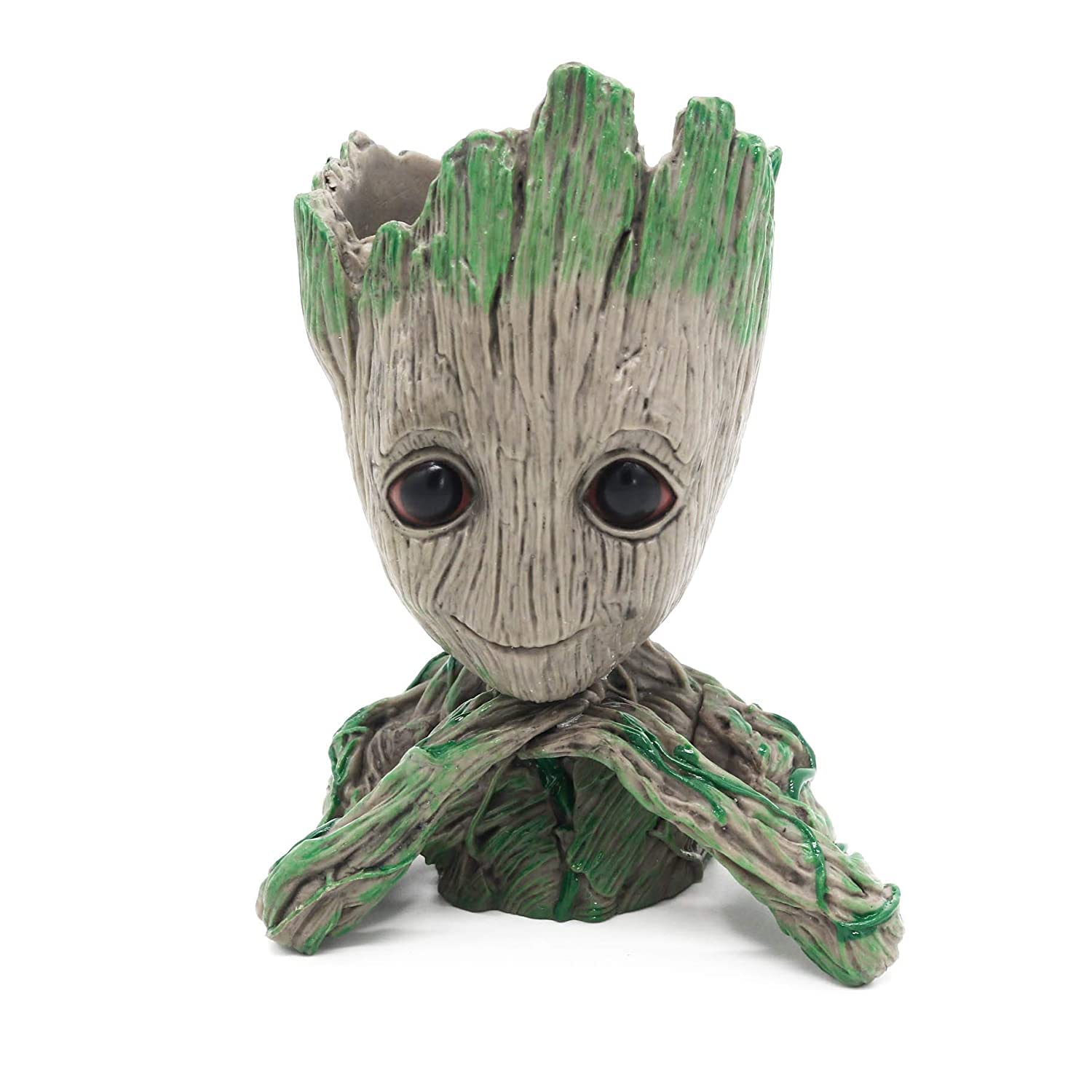 Zesta Groot Pen Stand/Groot Flower Pot Gift for Men/PVC Decorative Items for Office or Home 16 Cms Desk Decor - GR0002 - Springkart 