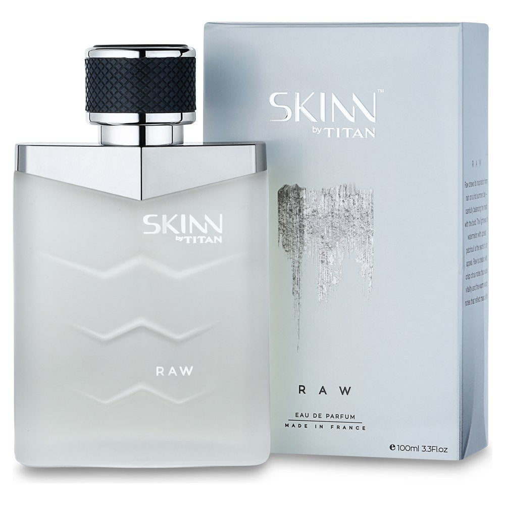 Skinn By Titan | Raw Perfume - 50 Ml | Perfume For Man | Gift for Men | Premium Fragrance | Grooming Essentials | Long Lasting Smell for Men |Fresh, Woody, Spicy | Eau De Parfum