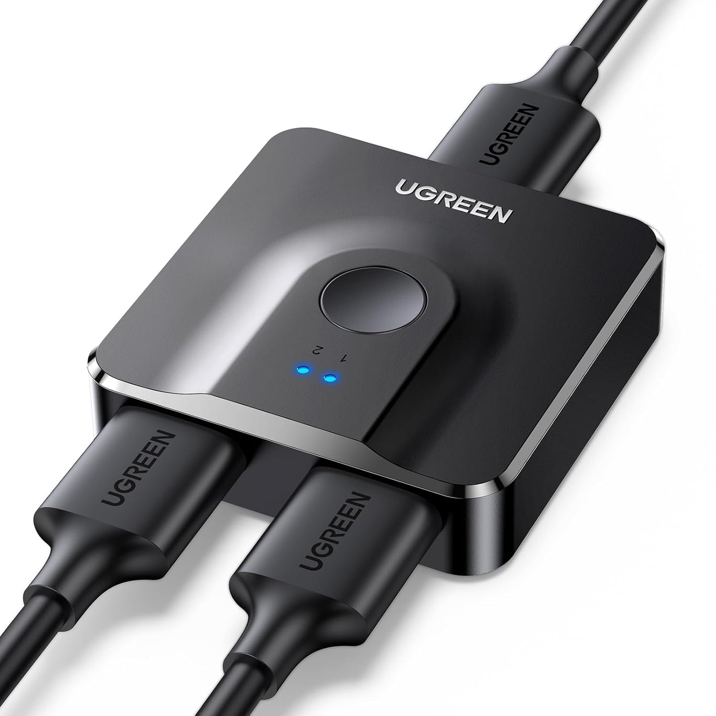 UGREEN HDMI Switch 2 in 1 Out 4K 60Hz Splitter, Bi-Directional 2 Input 1 Output Support 3D Compatible with Xbox PS4 PS5 Blu-Ray Player TV Stick HDTV Monitor