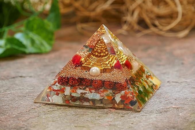 Originate Pyramid Shri Yantra With Rudraksha - Springkart 