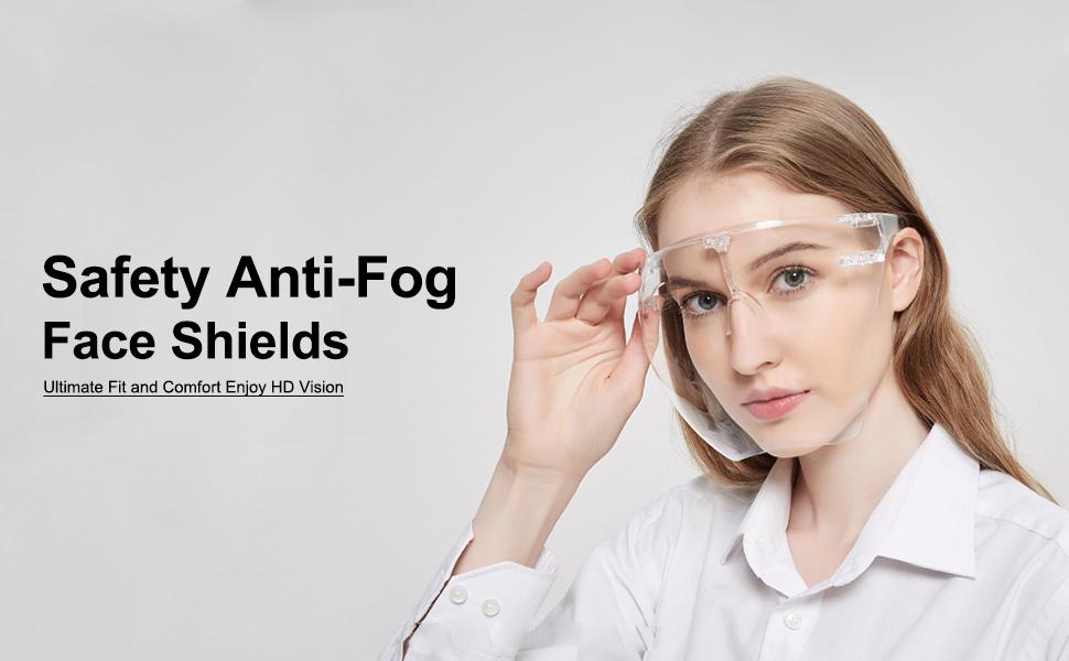 Multipurpose Clear Face Shield Anti-fog Anti-Scratch Protective Fashion Wear for Men - Springkart 