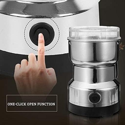 Electric Smash Machine, Multifunction Small Food Grinder Grain Grinder, Portable Coffee Bean Grinder - Springkart 