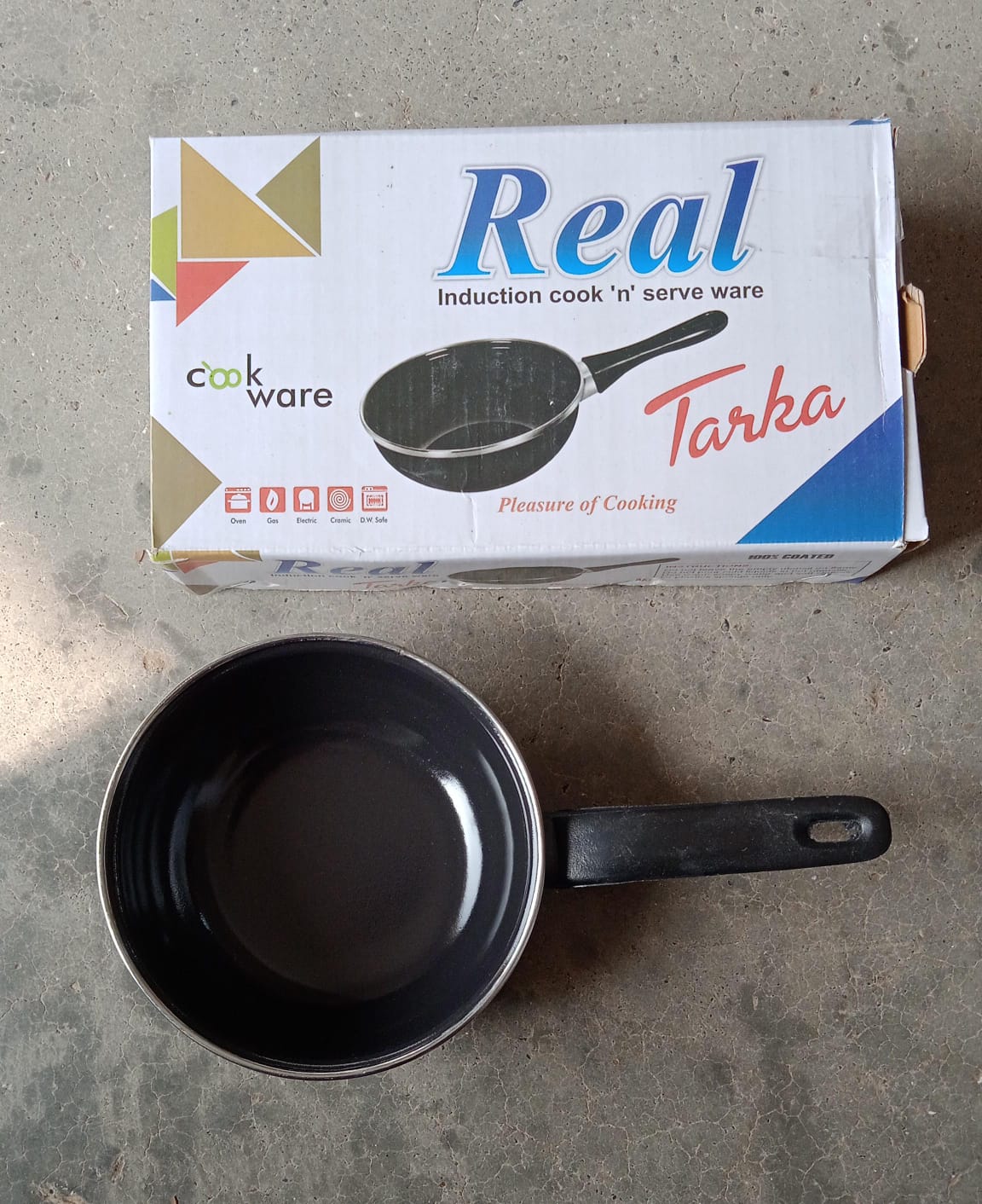 Non-Stick Gas Compatible Fry Pan Without Lid - Springkart 