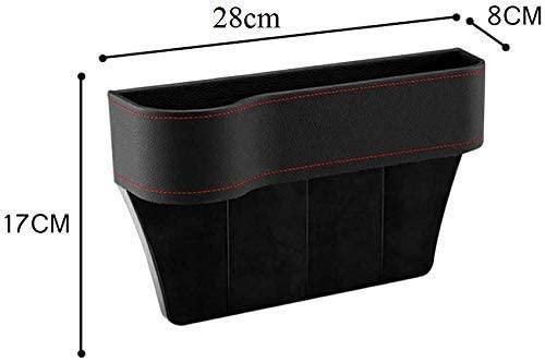 Seat Pockets PU Leather Car Console Side Organizer with - Springkart 