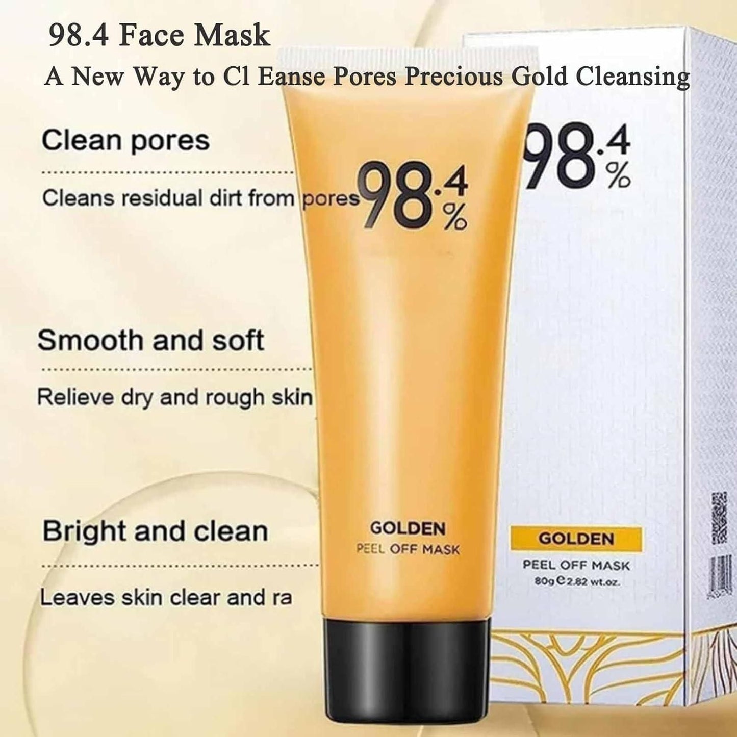 Gold Peel off Mask (Pack of 2) - Springkart 