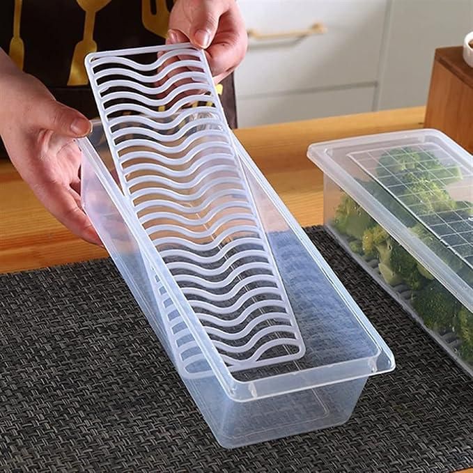 Fridge Storage Containers Box 28*20.5*5.5cm 6pc - Springkart 