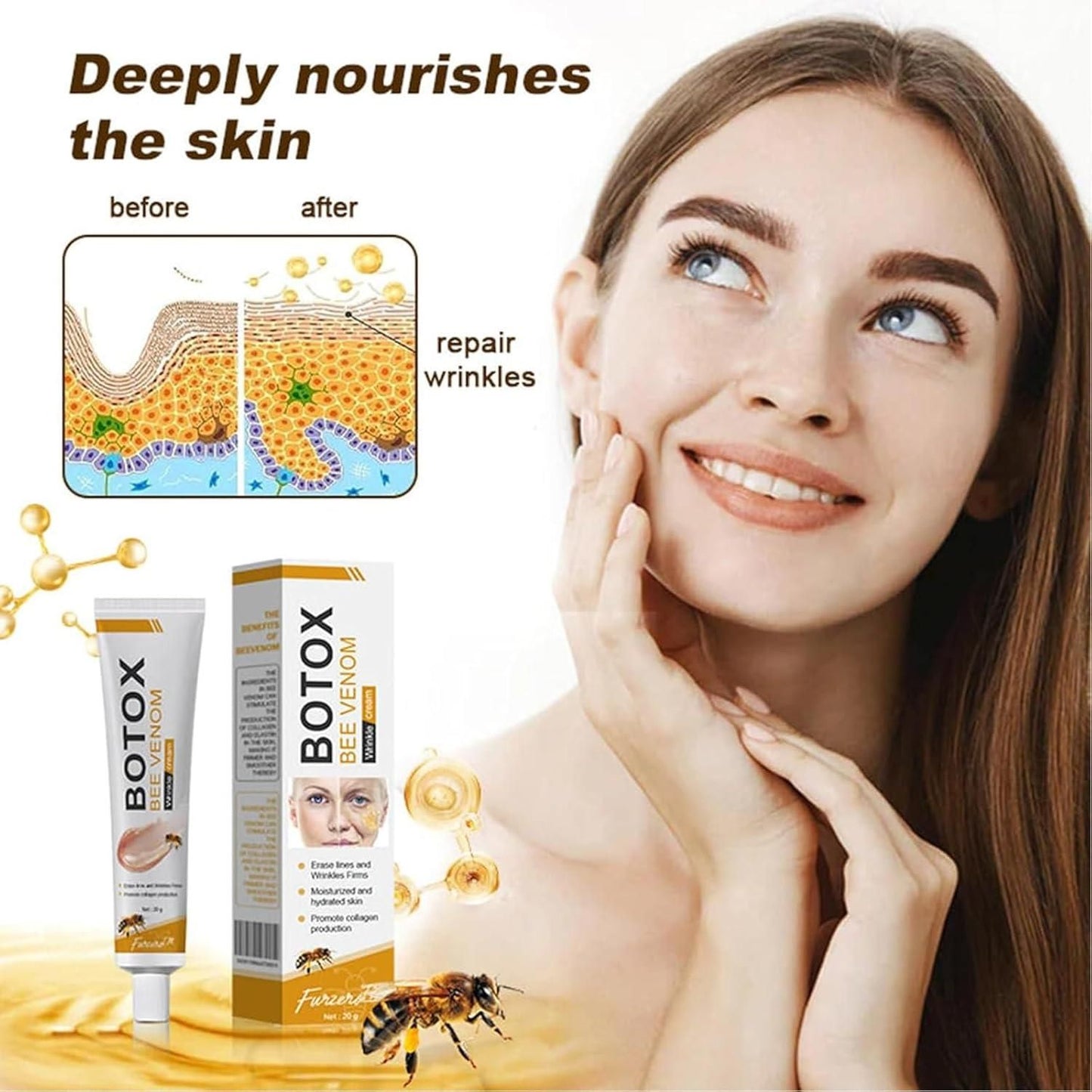 Botox Bee Venom Cream 20g (Pack of 2) - Springkart 