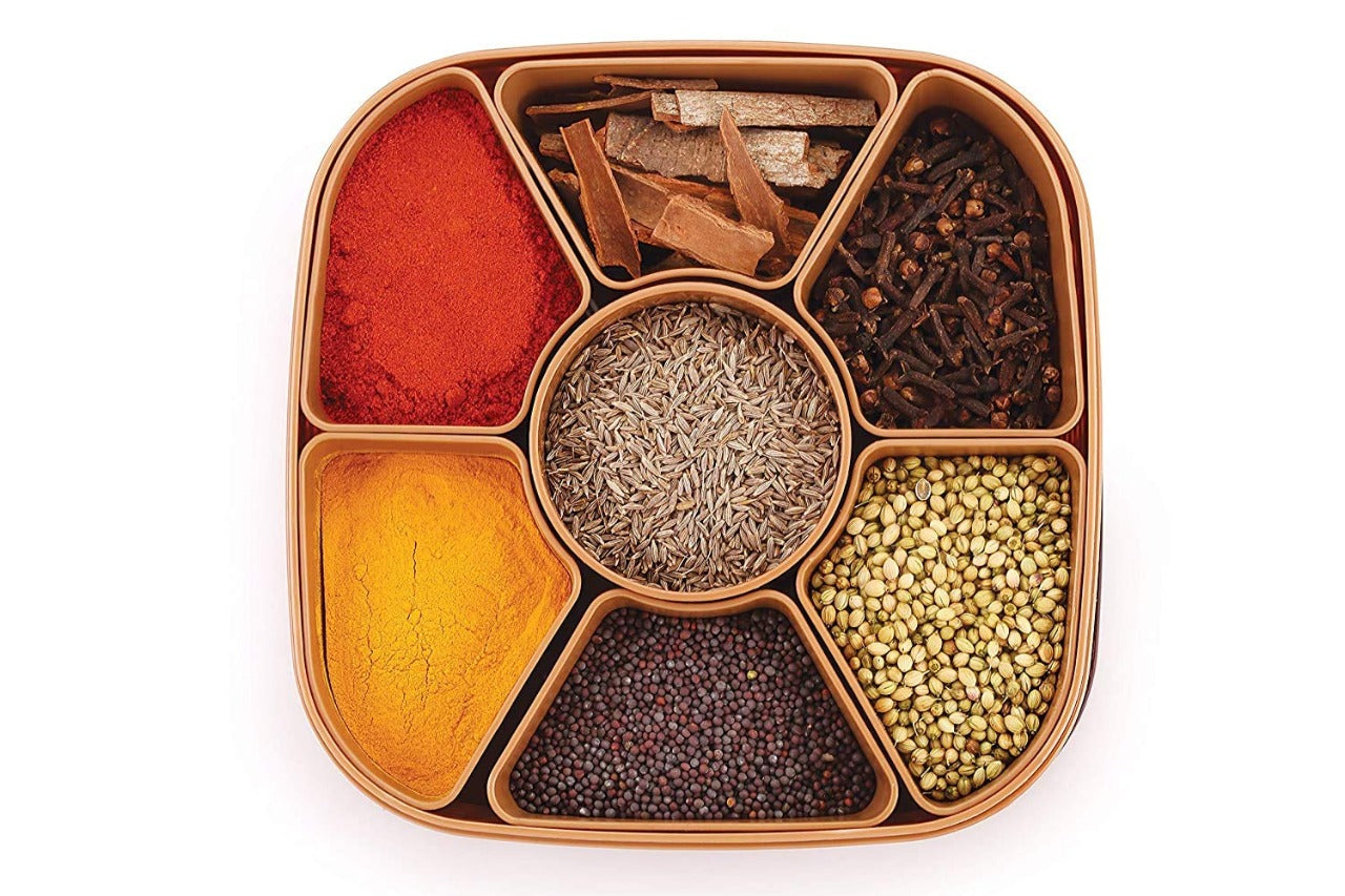 Masala Rangoli Box Dabba for keeping Spices - Springkart 