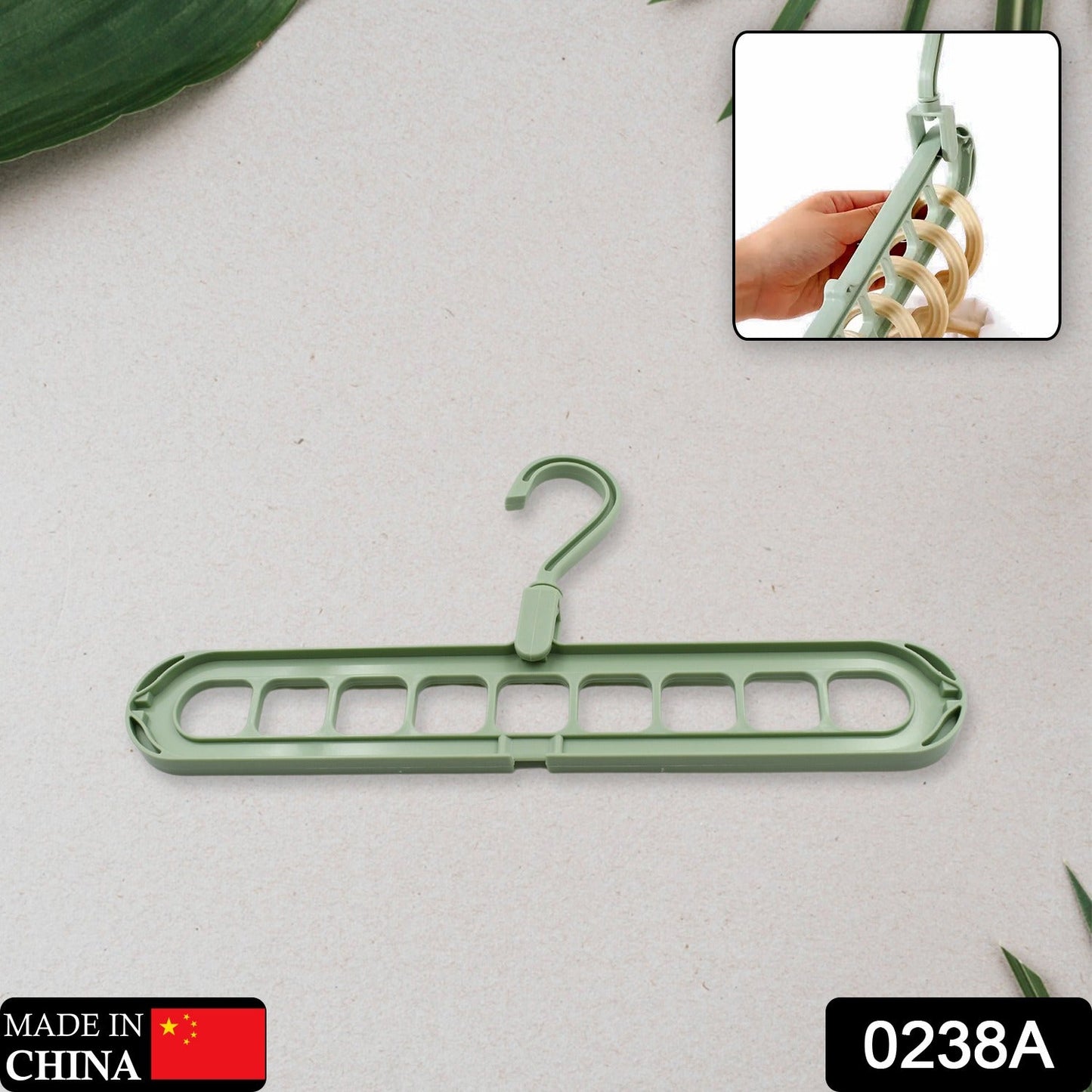 HOLE PLASTIC HANGER HANGING HOOK INDOOR WARDROBE CLOTHES ORGANIZATION STORAGE BALCONY WINDOWSILL SUIT RACKS - Springkart 