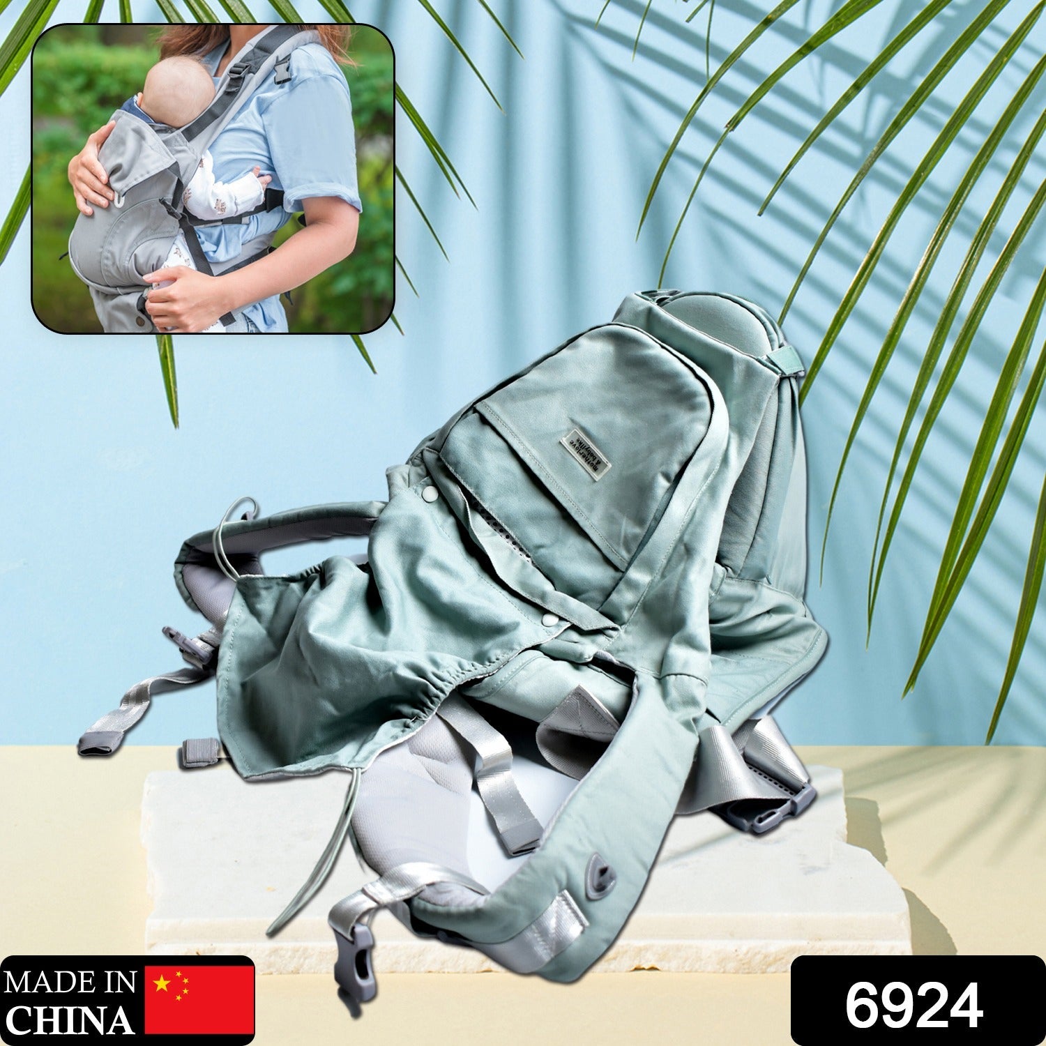 Baby Carrier Bag / Baby Holder Carrier with Four Modes of Use, Adjustable Sling and Easy to Use Design - Springkart 