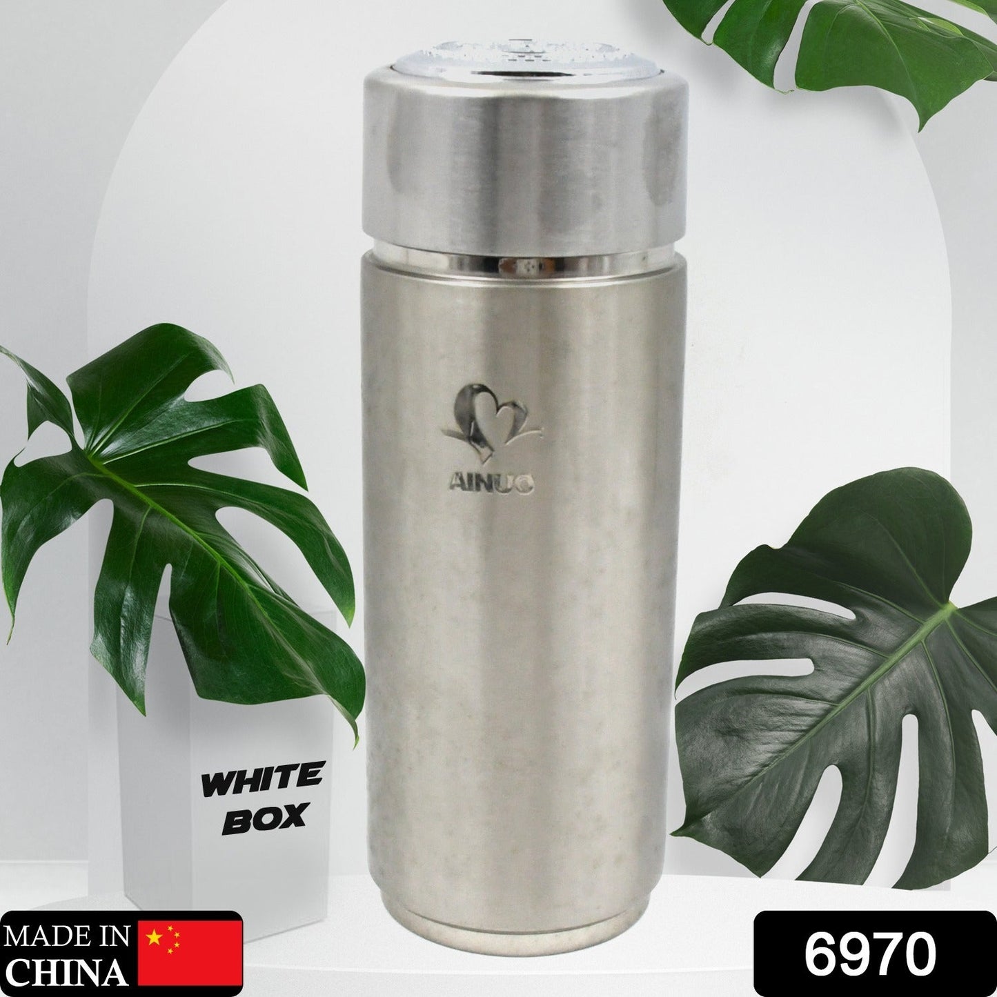 Hot and Cold Stainless Steel Thermos Water Bottle Easy to Carry | Rust & Leak Proof | Tea | Coffee | Office| Gym | Home (350ml) - Springkart 