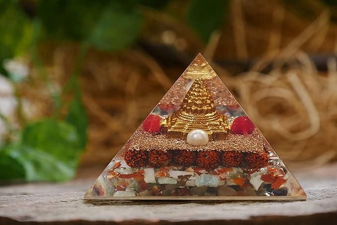 Originate Pyramid Shri Yantra With Rudraksha - Springkart 