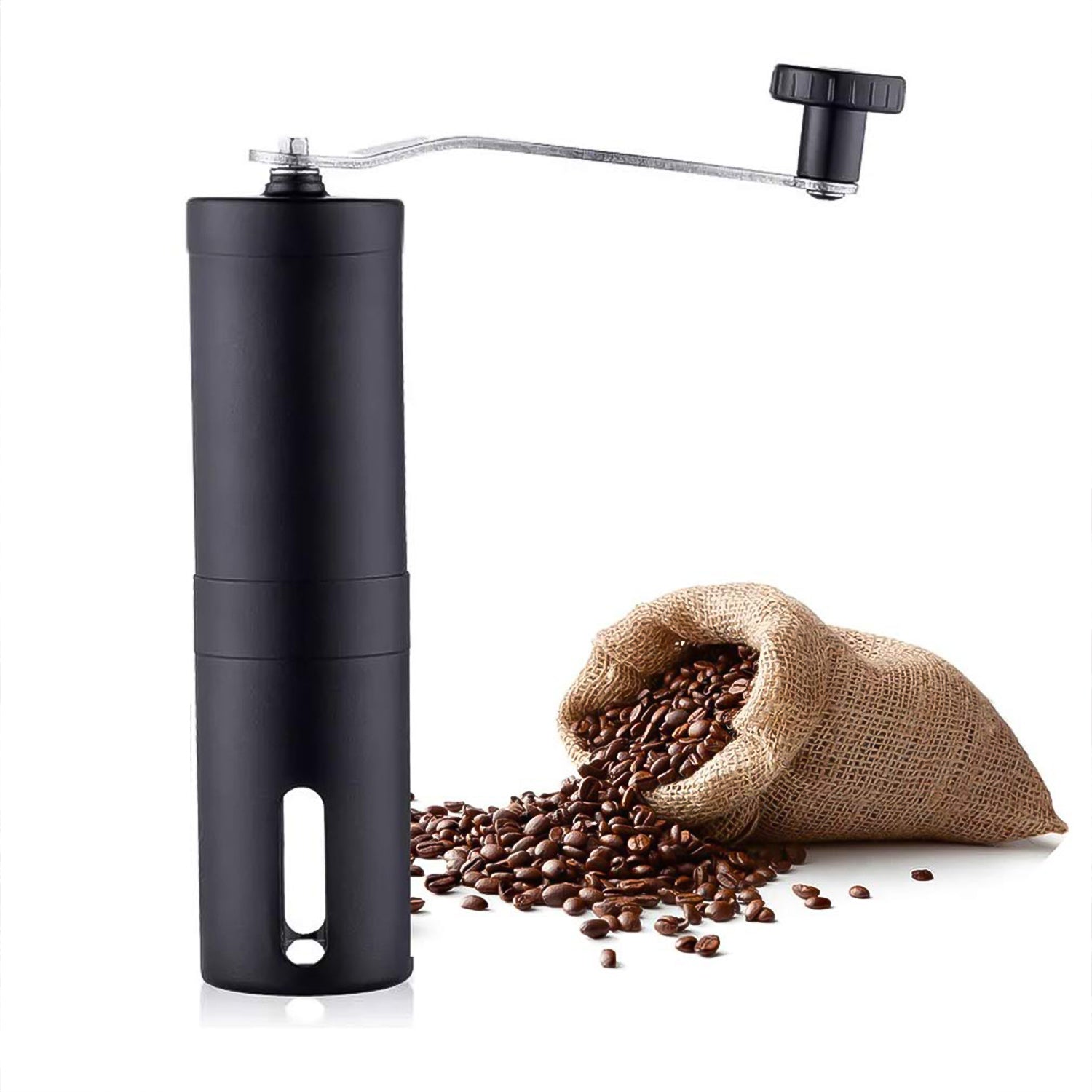 Portable Stainless Steel Manual Coffee Grinder (1 Pc) - Springkart 