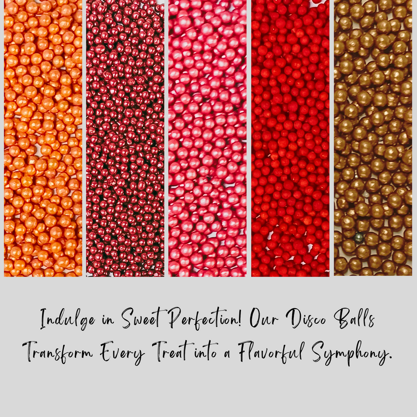 Carnival Disco Balls Assorted Sprinkles (DB-09) - 100Gms