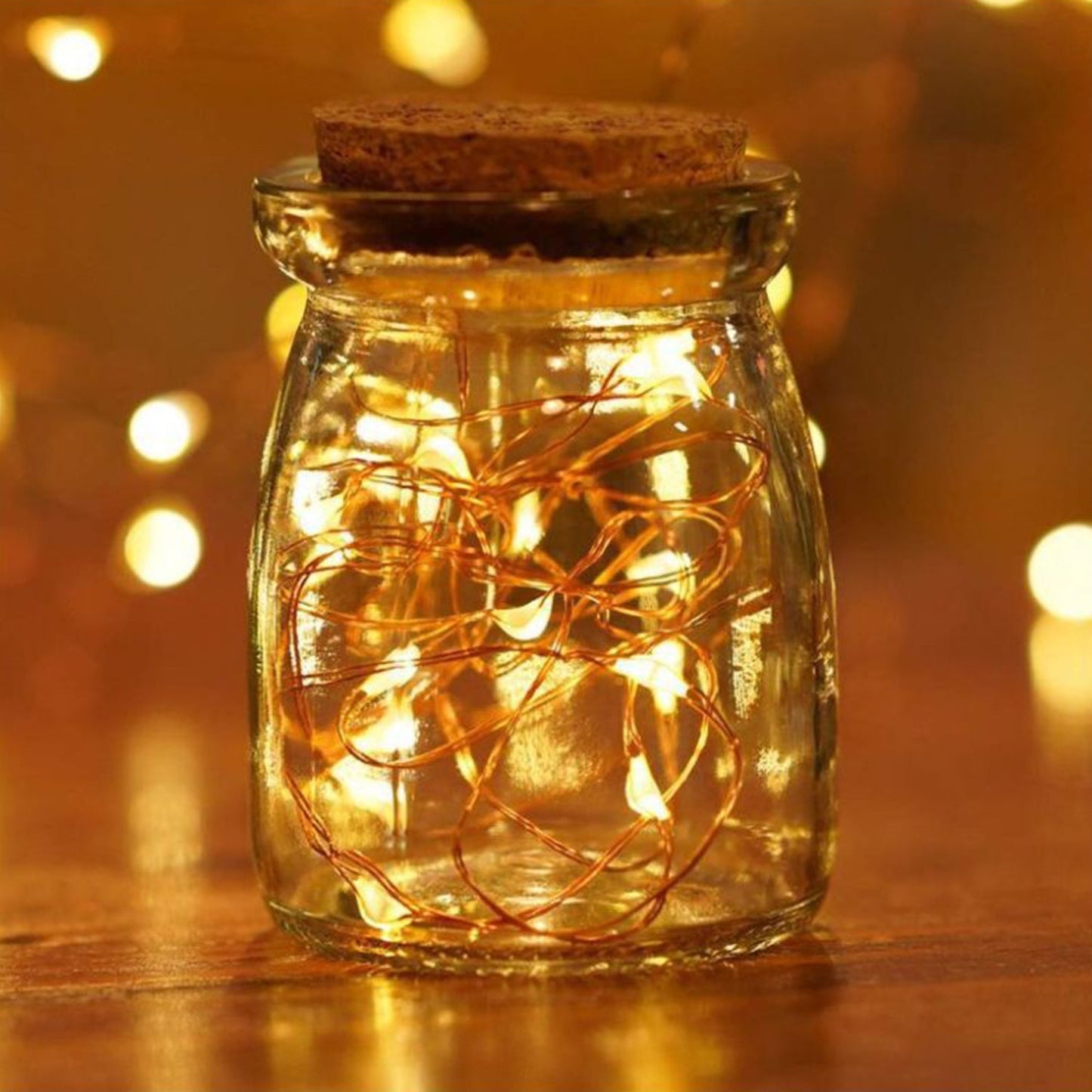 20 LED Wine Bottle Cork Lights Copper Wire String Lights, Battery Powered / Wine Bottle Fairy Lights Bottle - Springkart 