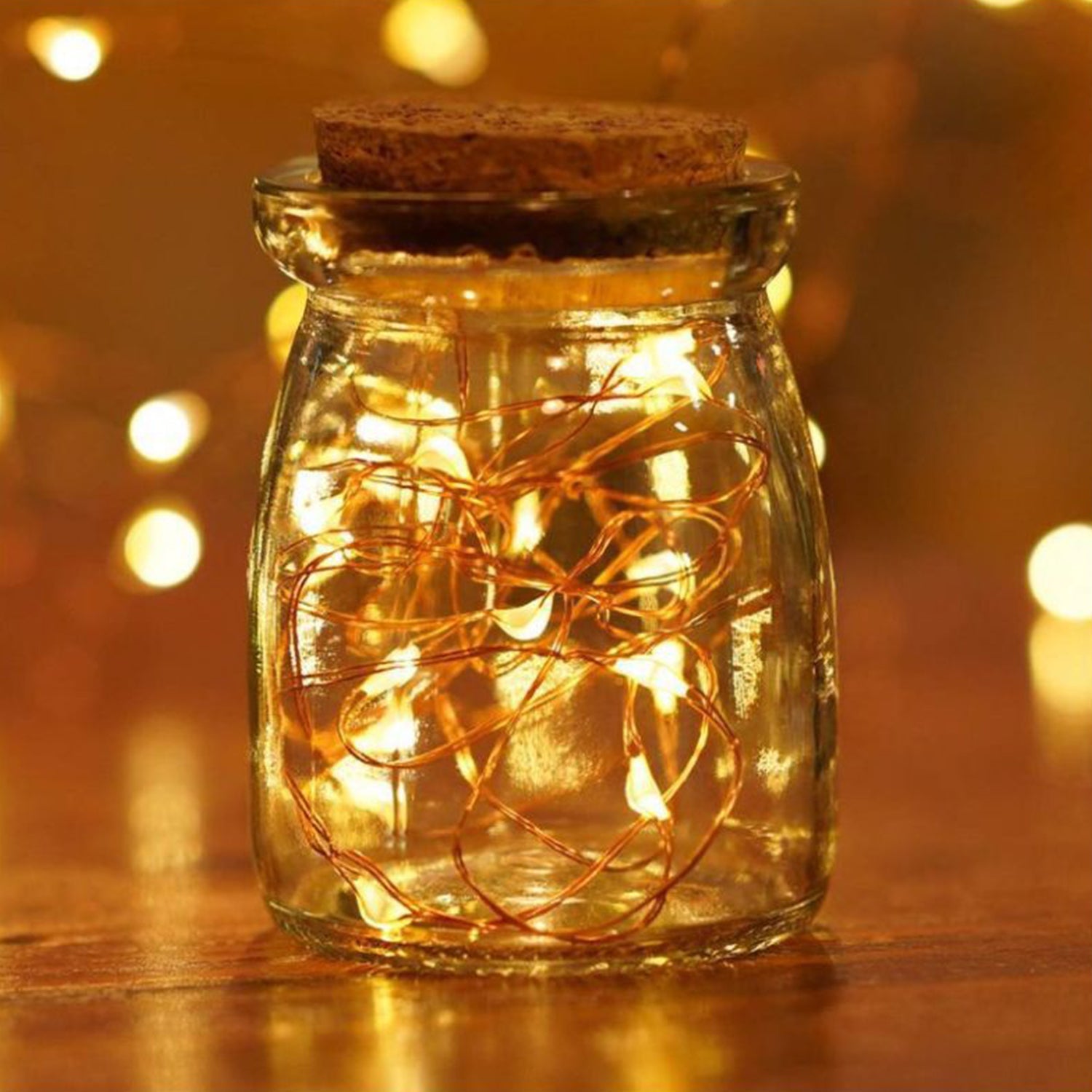 20 LED Wine Bottle Cork Lights Copper Wire String Lights, Battery Powered / Wine Bottle Fairy Lights Bottle - Springkart 