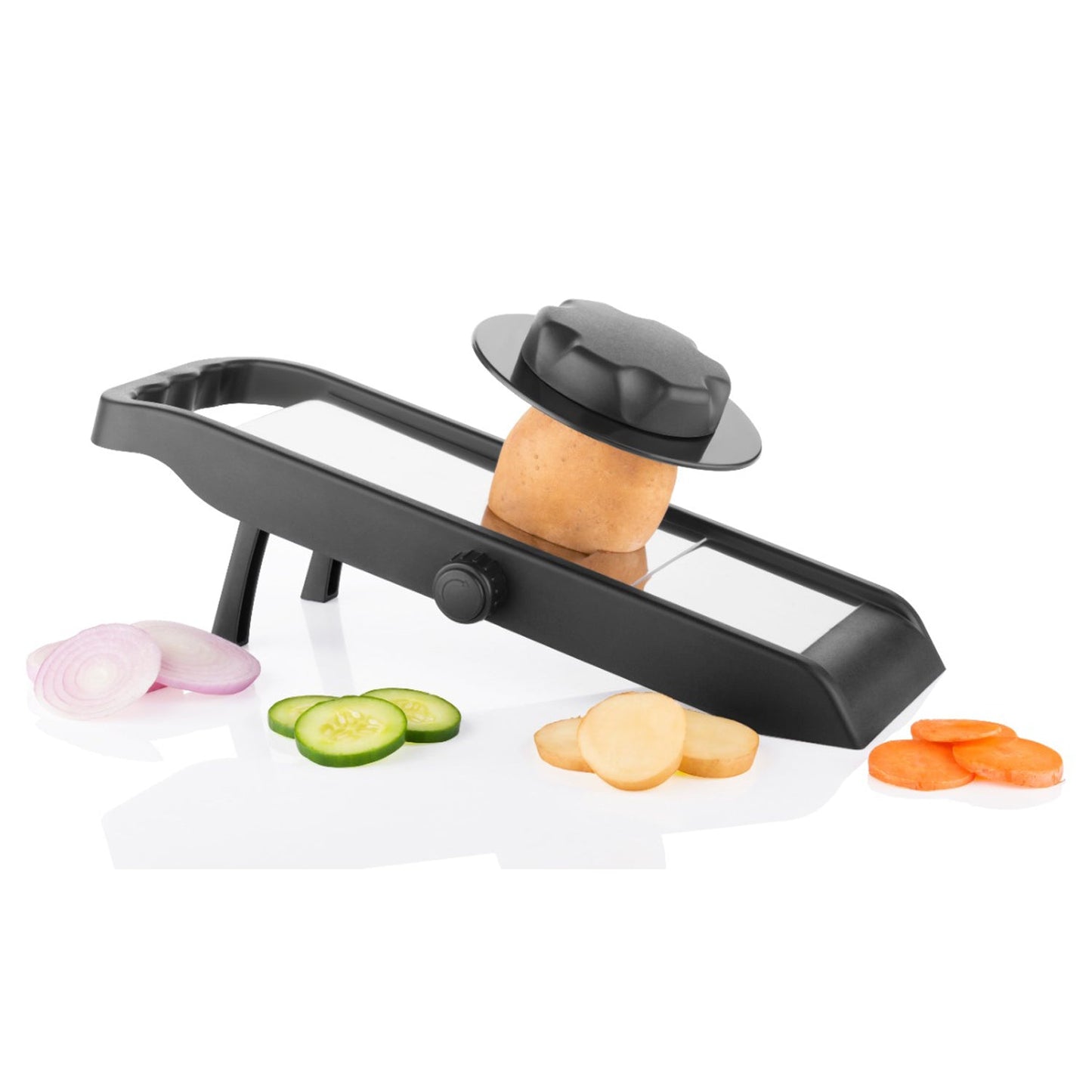 Adjustable Multipurpose Potato / Onion Slicer and Grater - Springkart 