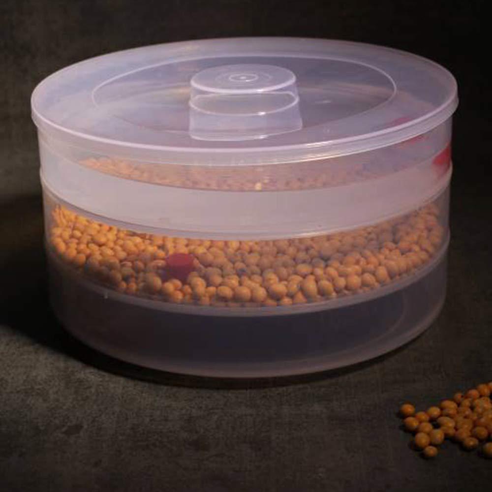 Plastic 3 Compartment Sprout Maker, White - Springkart 