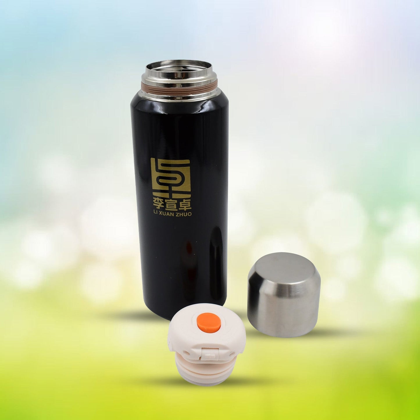 Double Walled Insulated Hot and Cold Water / Tea / Coffee Thermal Bottles (600 ML) - Springkart 