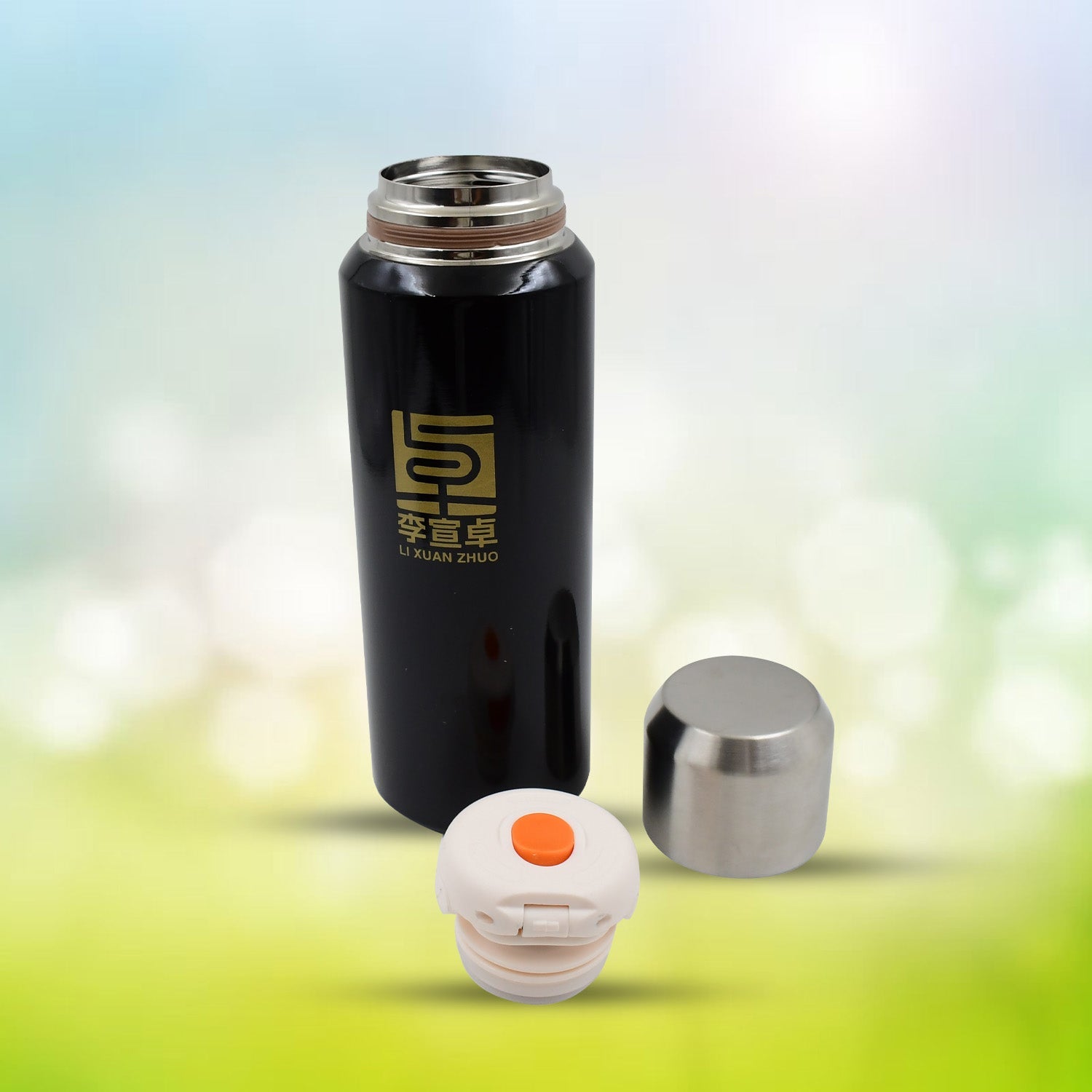 Double Walled Insulated Hot and Cold Water / Tea / Coffee Thermal Bottles (600 ML) - Springkart 