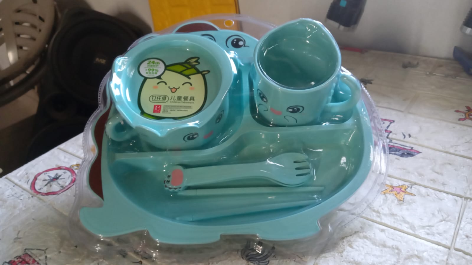 Baby Feeding Set For Kids And Toddlers (7 pcs set) - Springkart 